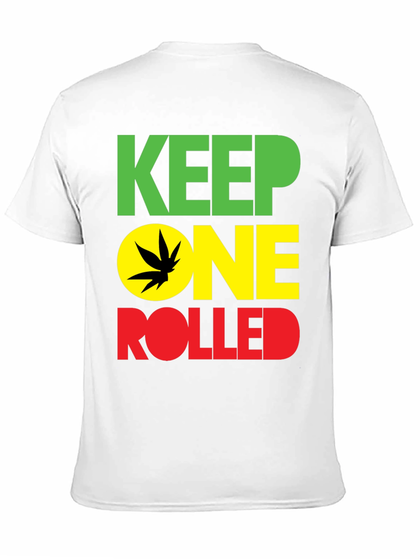 Keep One Rolled Black T-Shirt