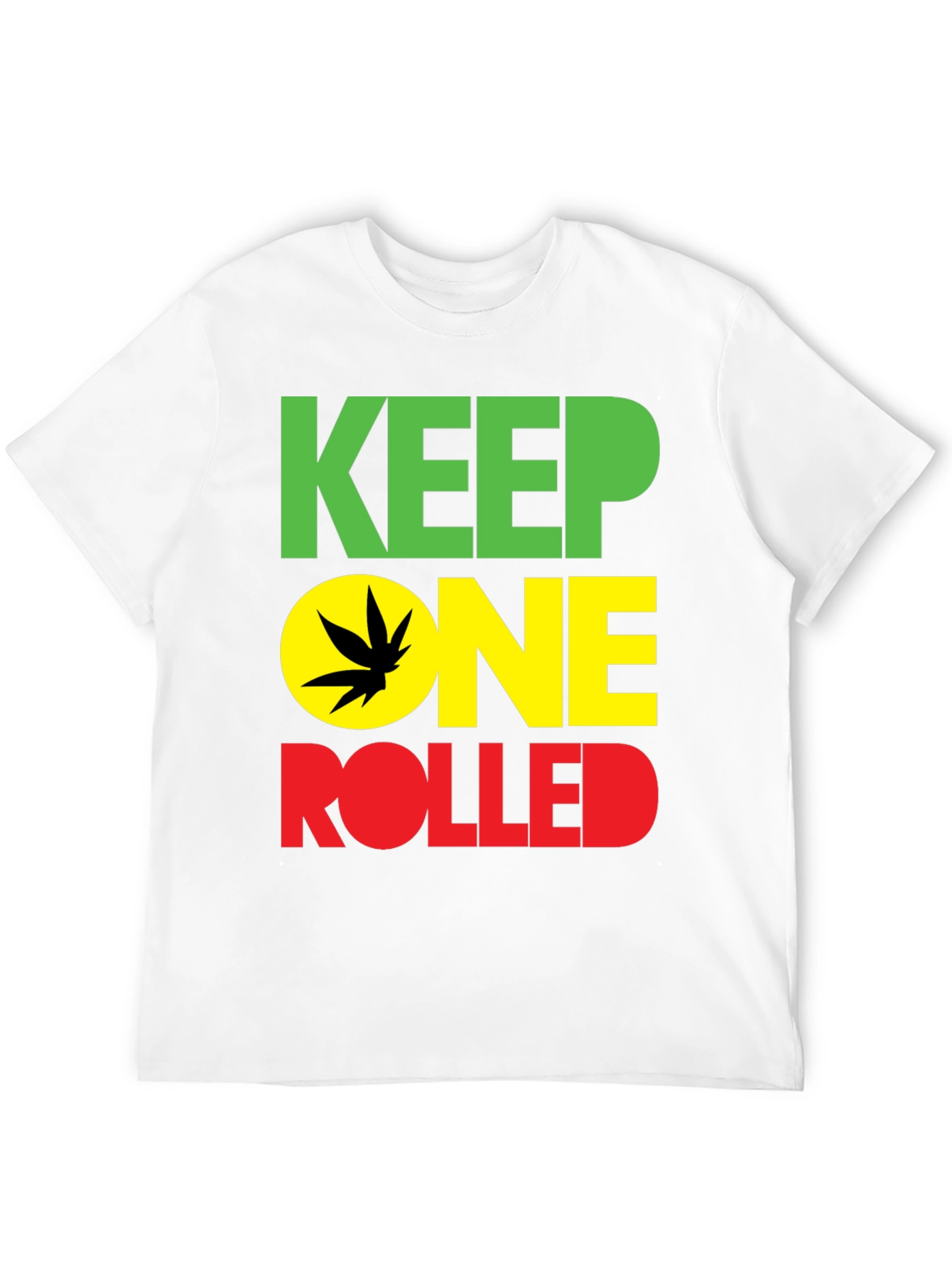 Keep One Rolled Black T-Shirt