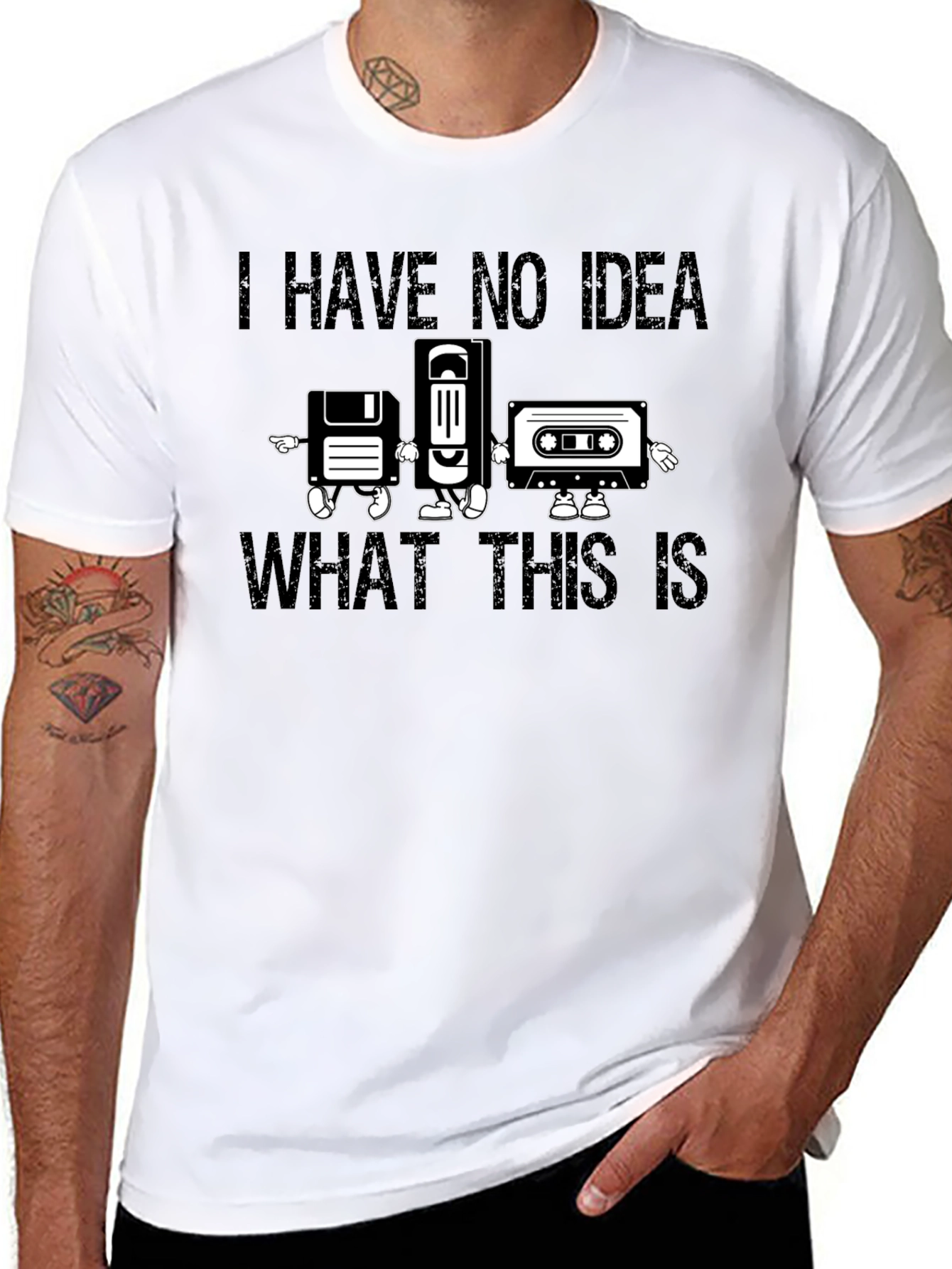 Retro Media T-Shirt - I Have No Idea