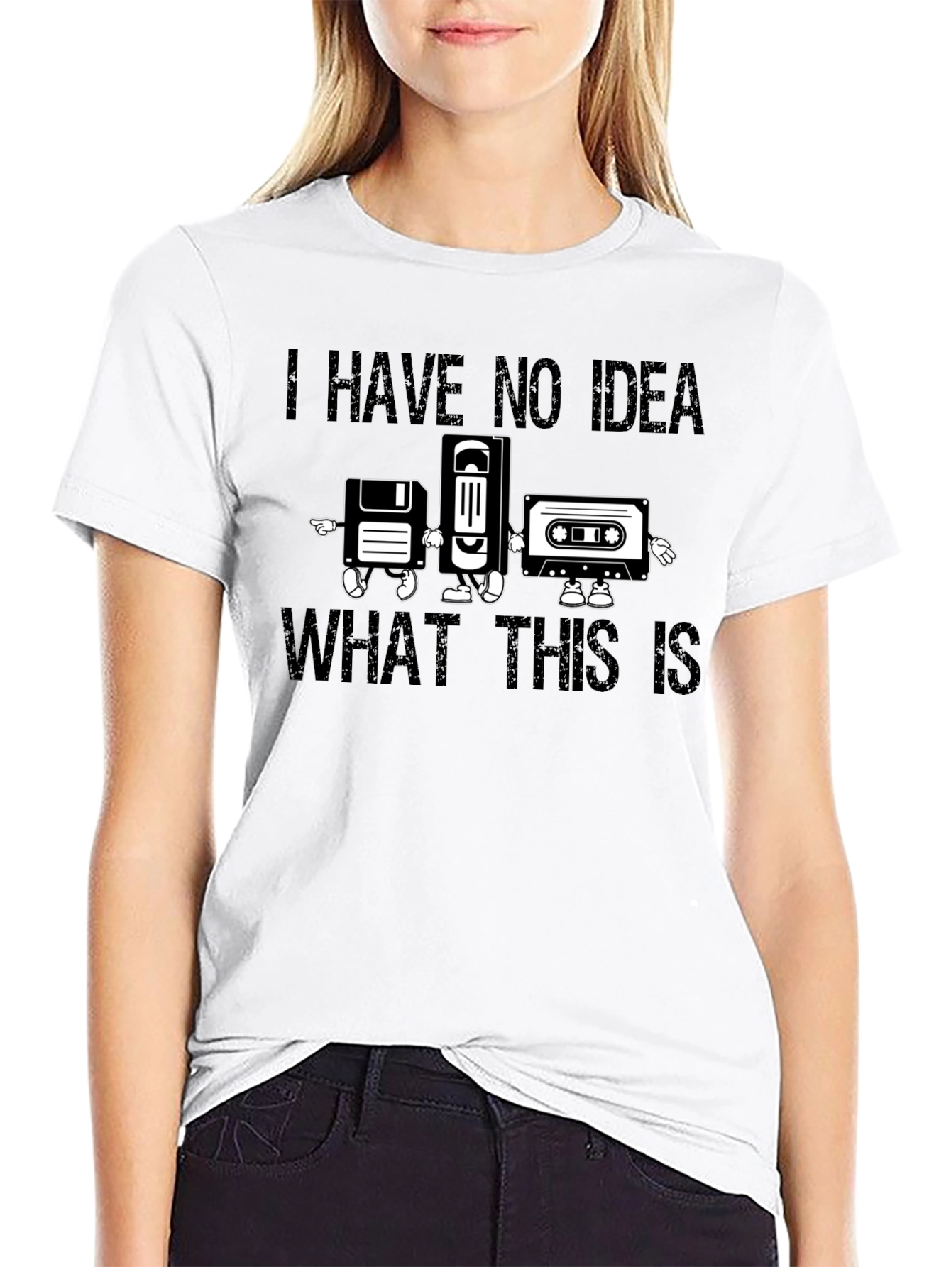 Retro Media T-Shirt - I Have No Idea