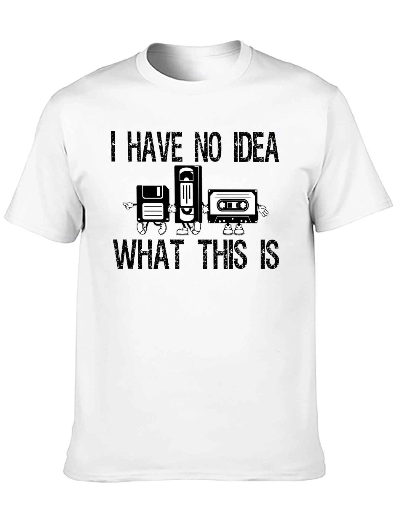 Retro Media T-Shirt - I Have No Idea