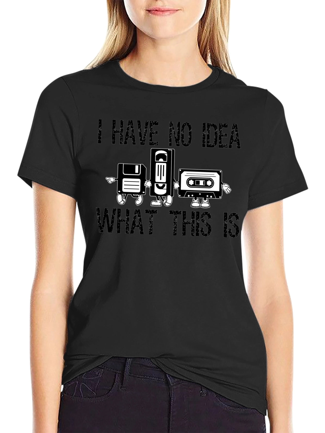 Retro Media T-Shirt - I Have No Idea