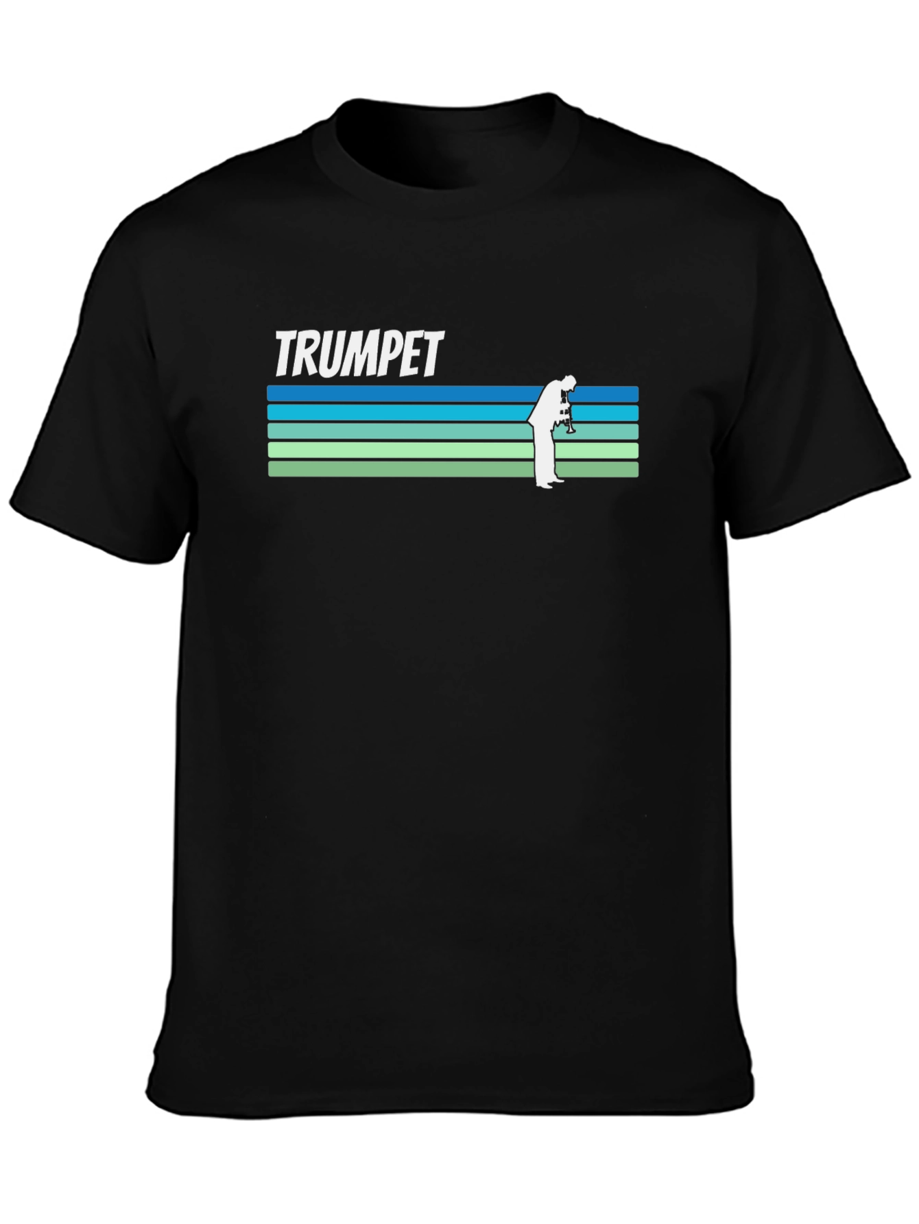 Retro Trumpet Player T-Shirt