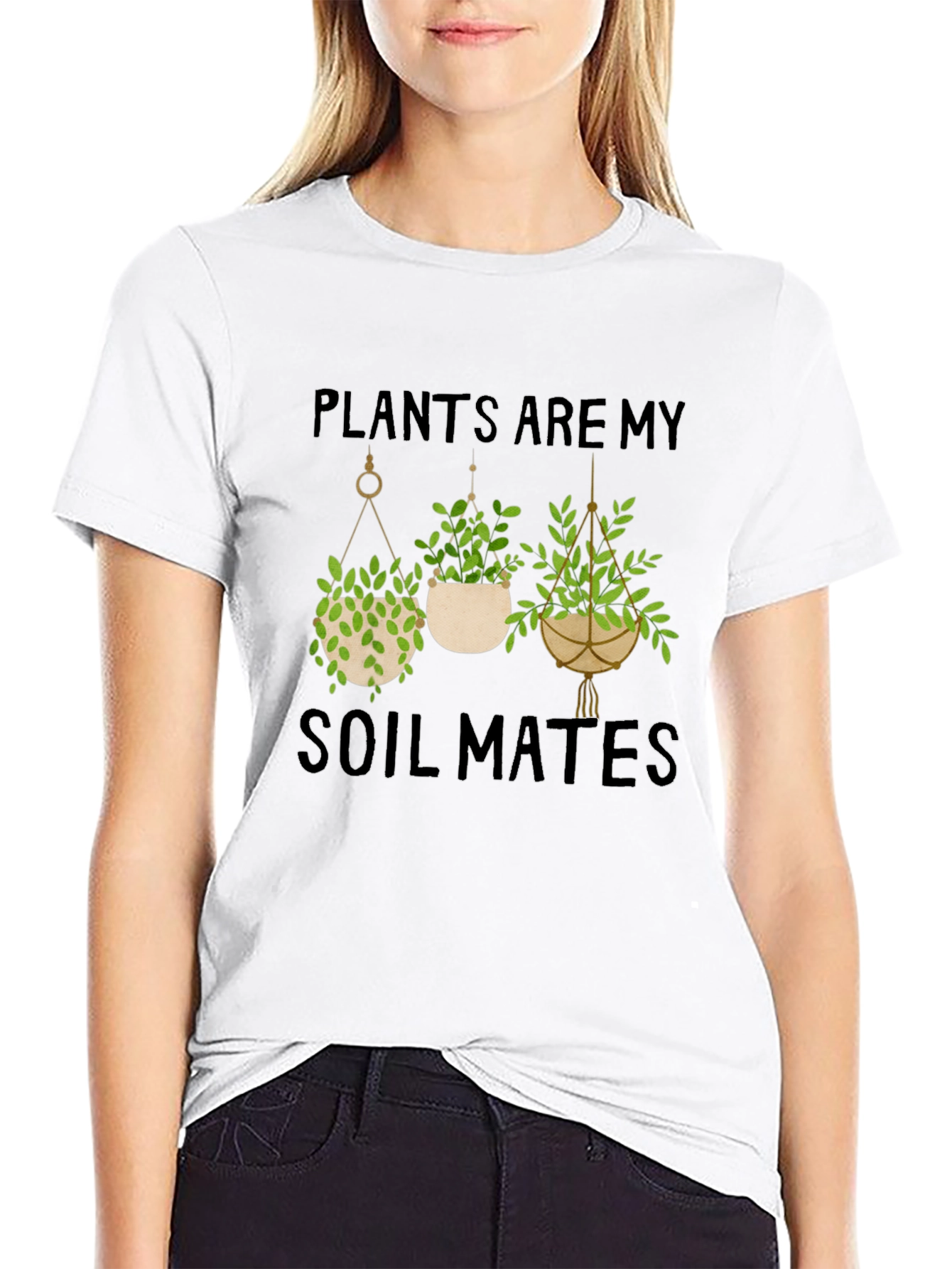 Plants Are My Soil Mates Graphic T-Shirt