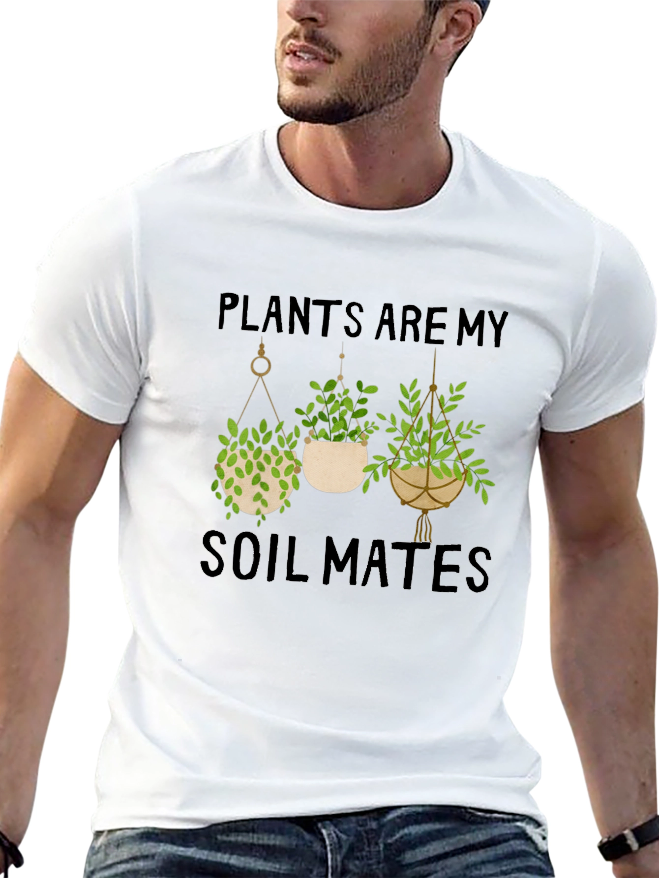 Plants Are My Soil Mates Graphic T-Shirt