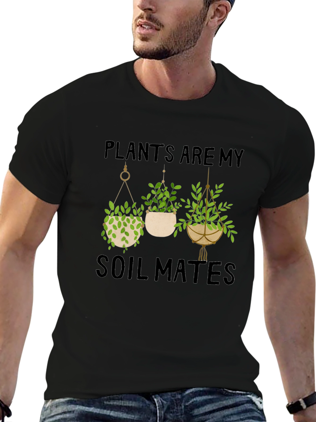 Plants Are My Soil Mates Graphic T-Shirt