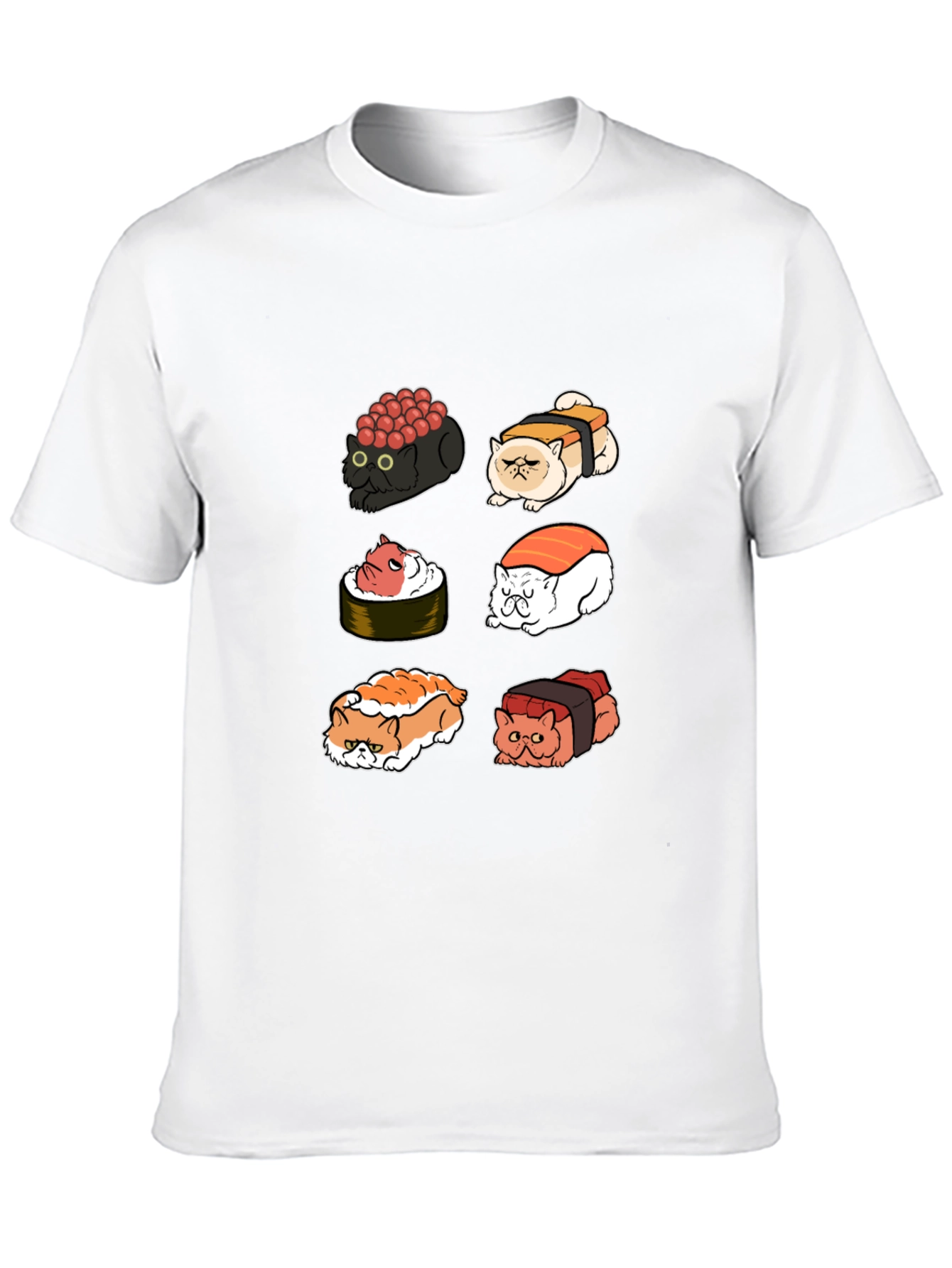 Sushi Cat T-Shirt - Purrfectly Delicious!