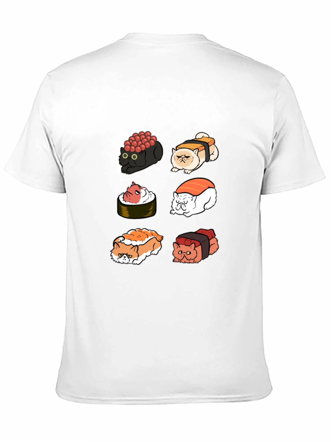 Sushi Cat T-Shirt - Purrfectly Delicious!