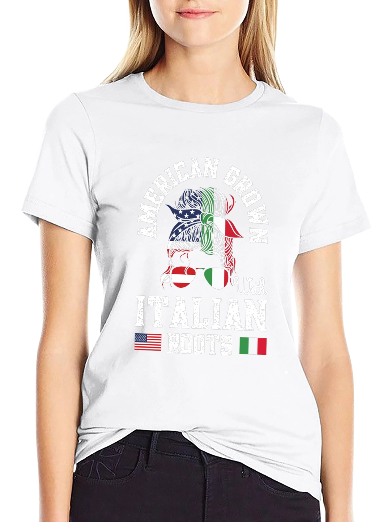 American Grown Italian Roots Graphic Tee