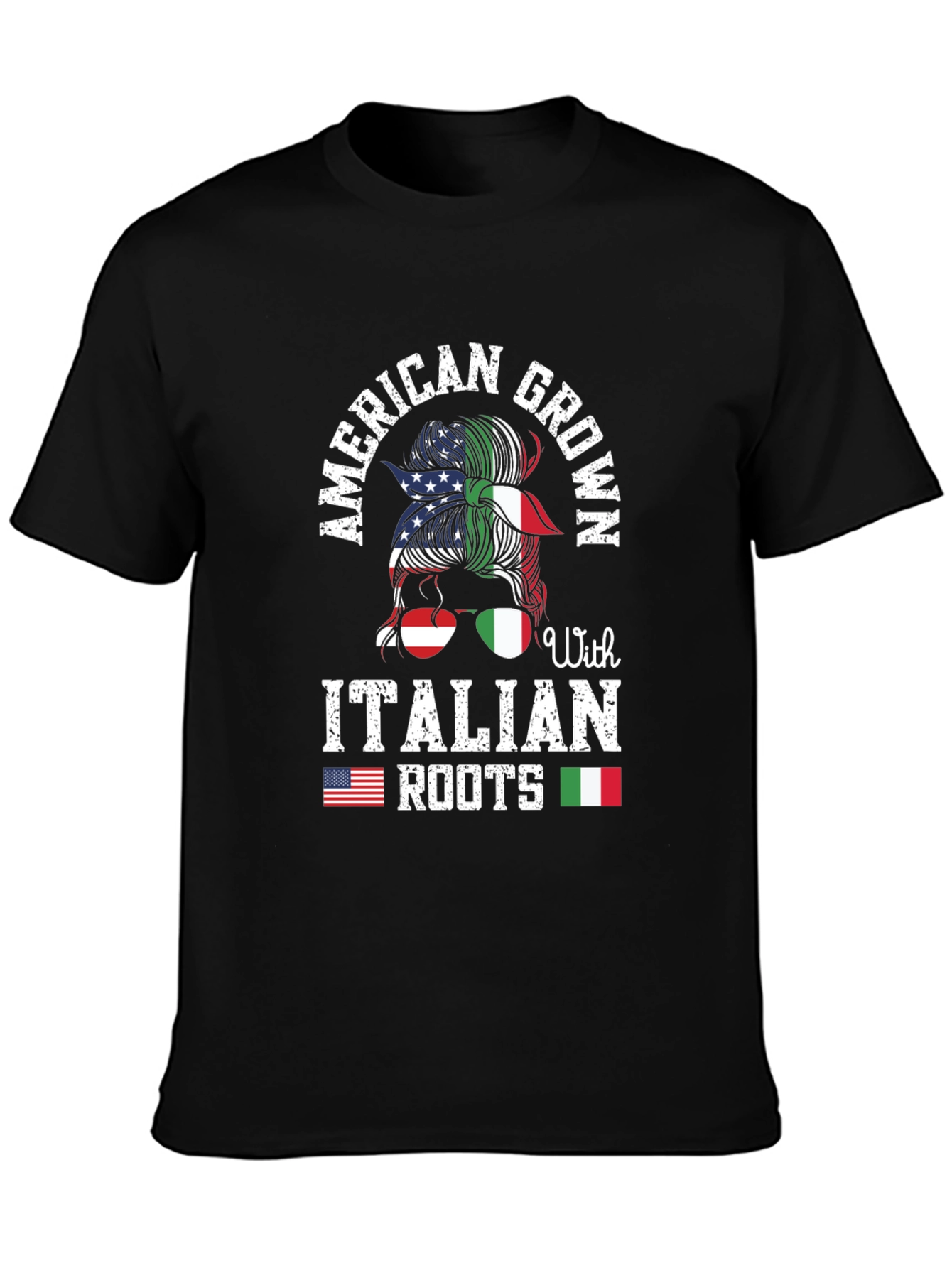 American Grown Italian Roots Graphic Tee