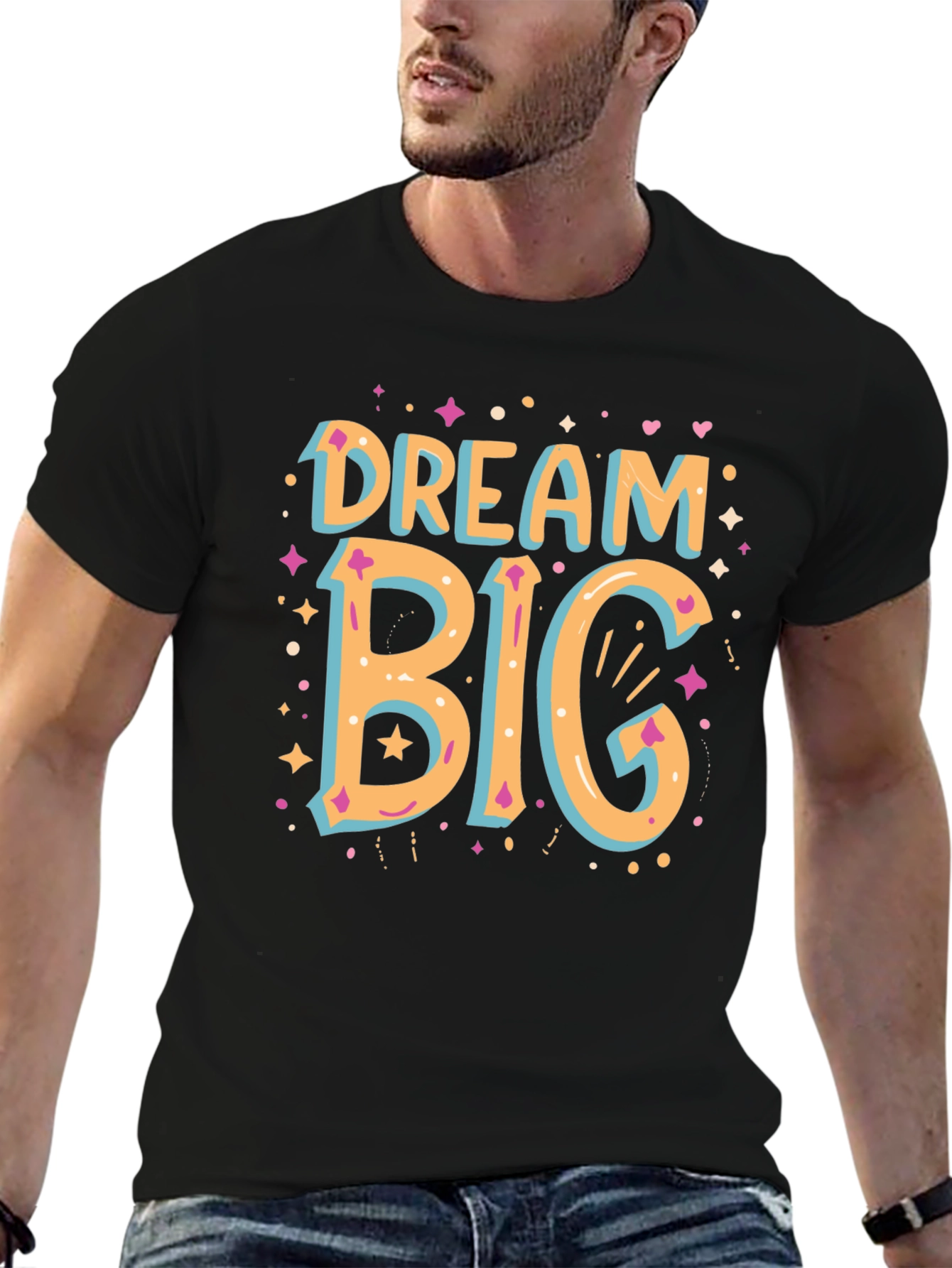 Dream Big Graphic Tee - Stylish Cotton Comfort