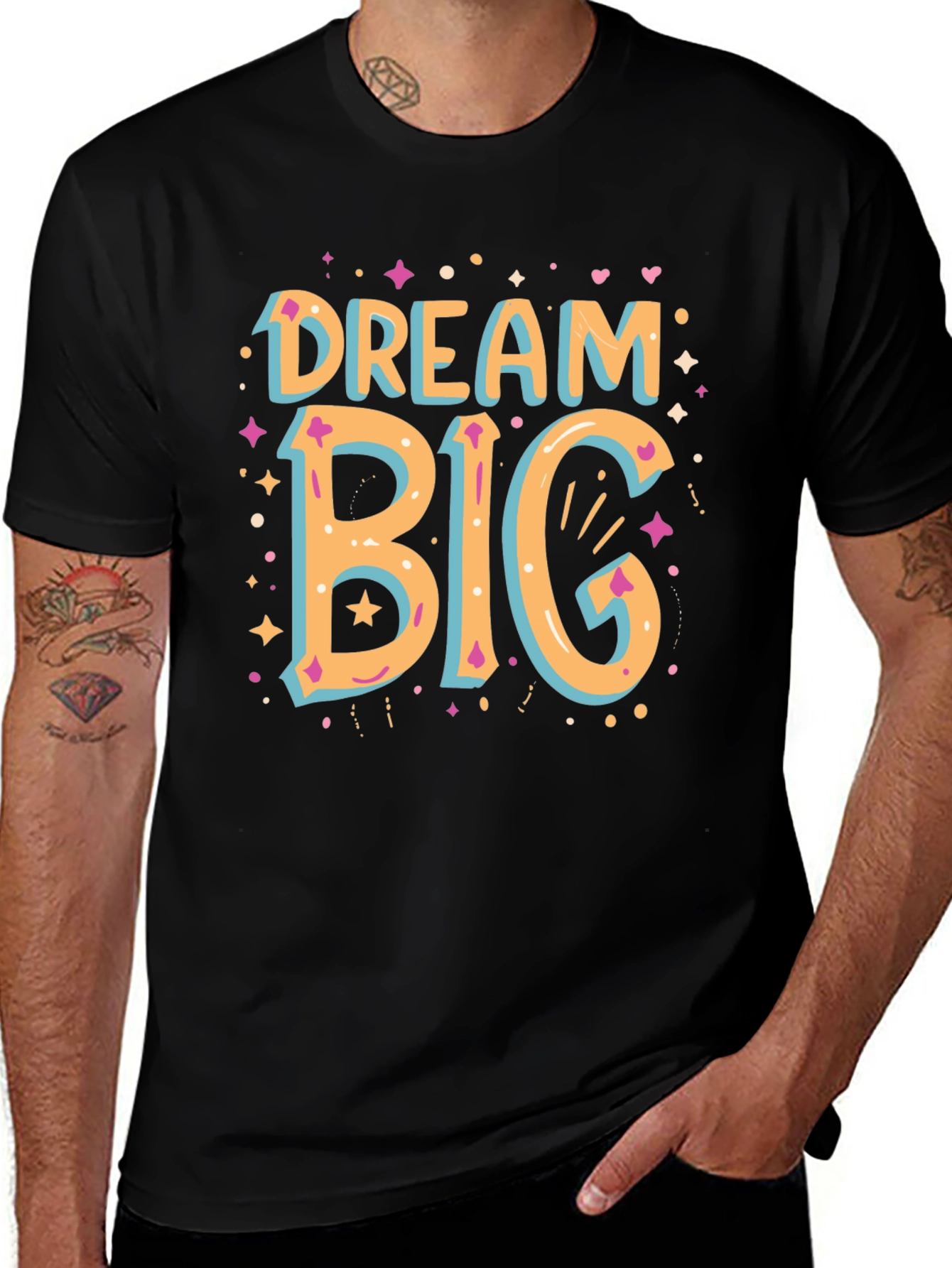 Dream Big Graphic Tee - Stylish Cotton Comfort