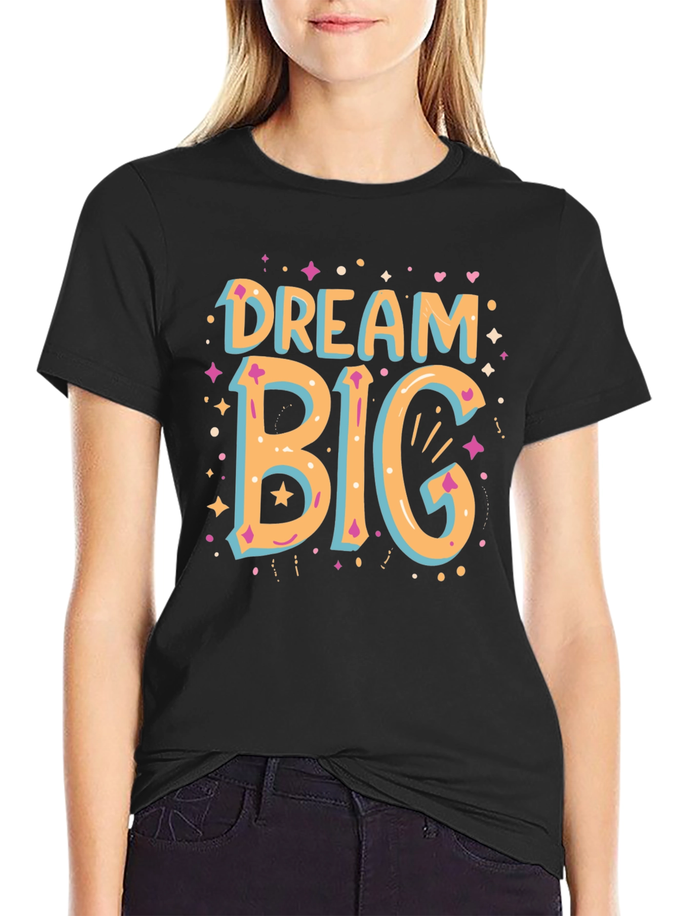 Dream Big Graphic Tee - Stylish Cotton Comfort