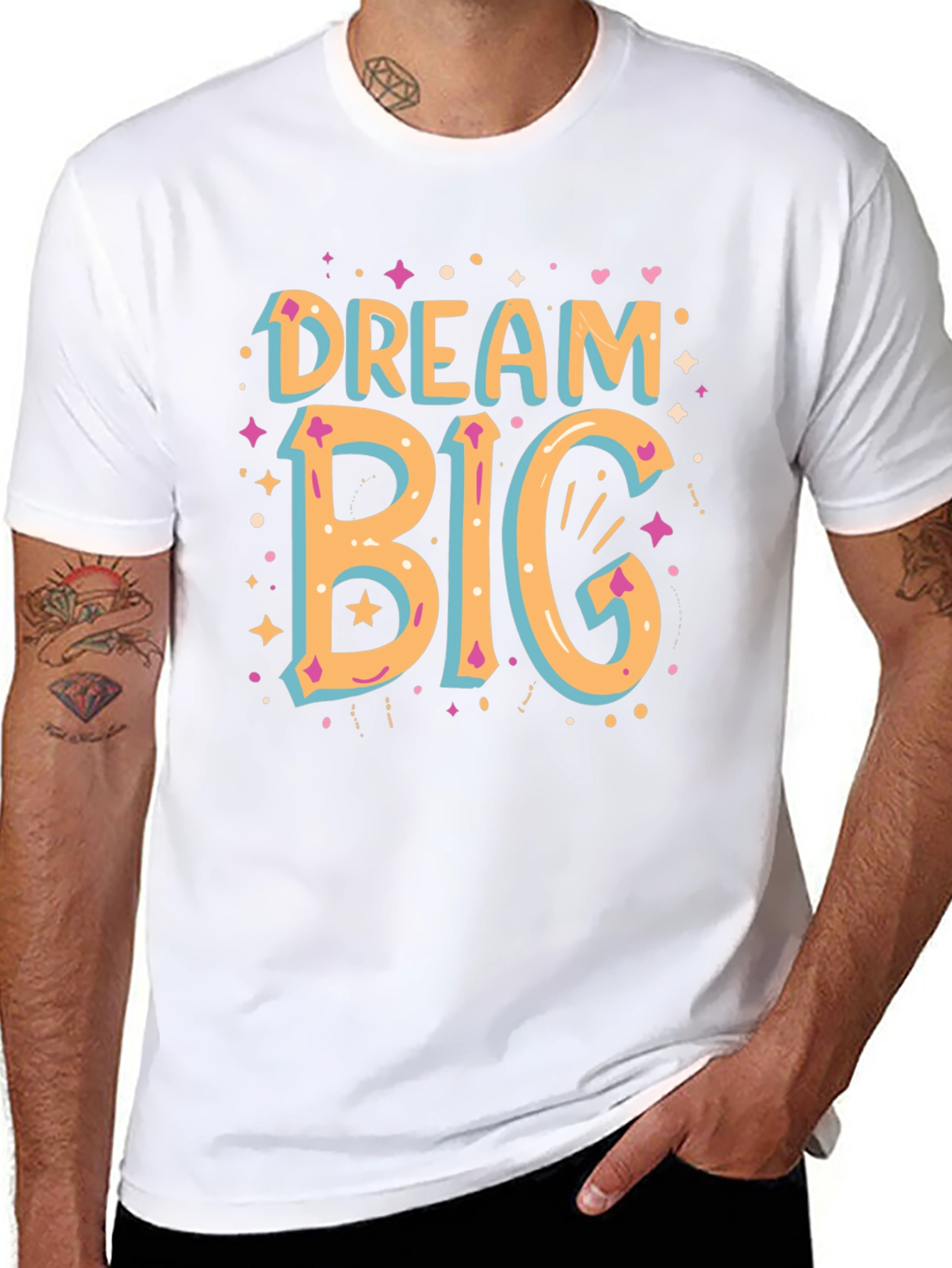 Dream Big Graphic Tee - Stylish Cotton Comfort