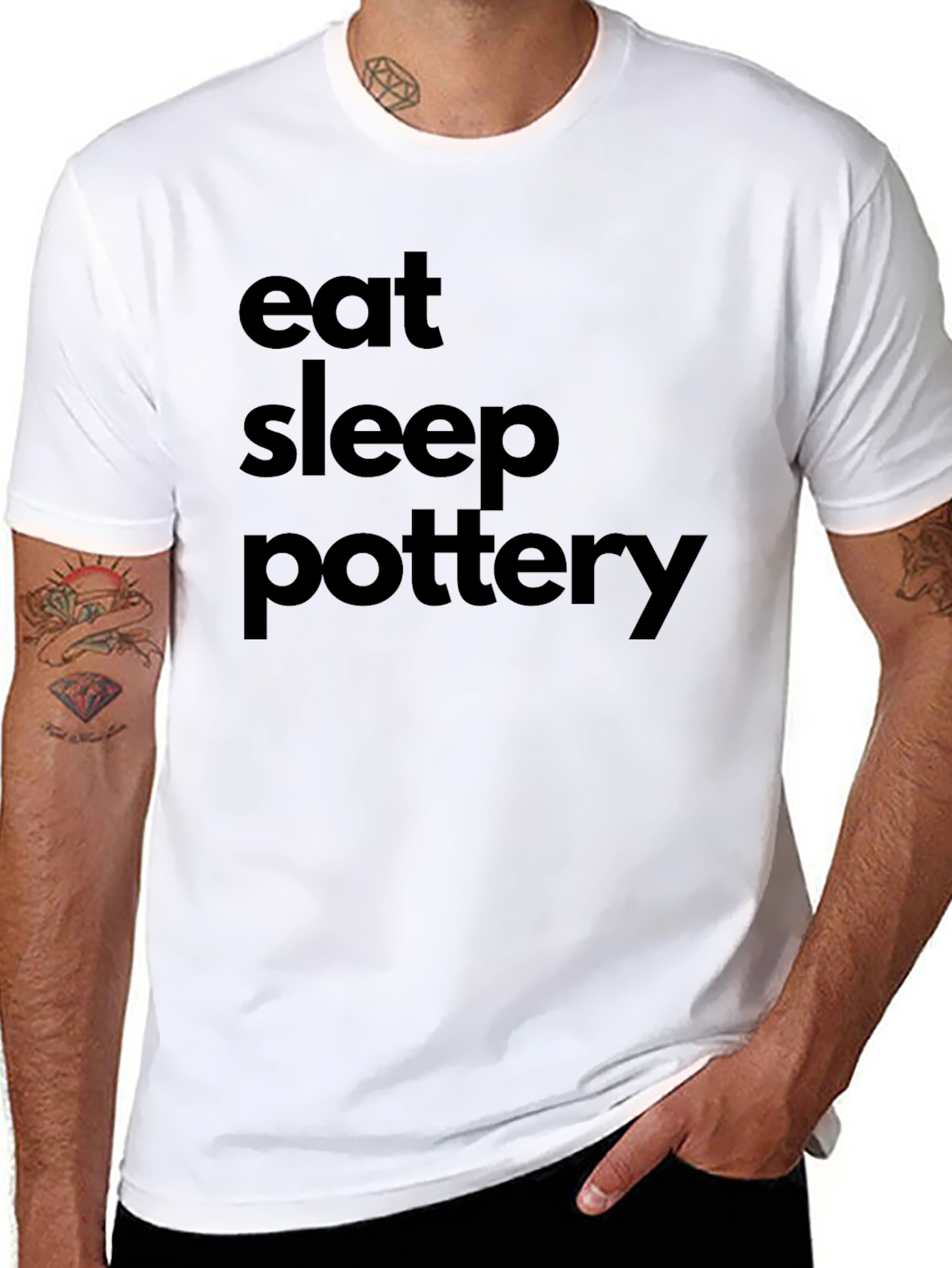 Eat Sleep Pottery Graphic T-Shirt