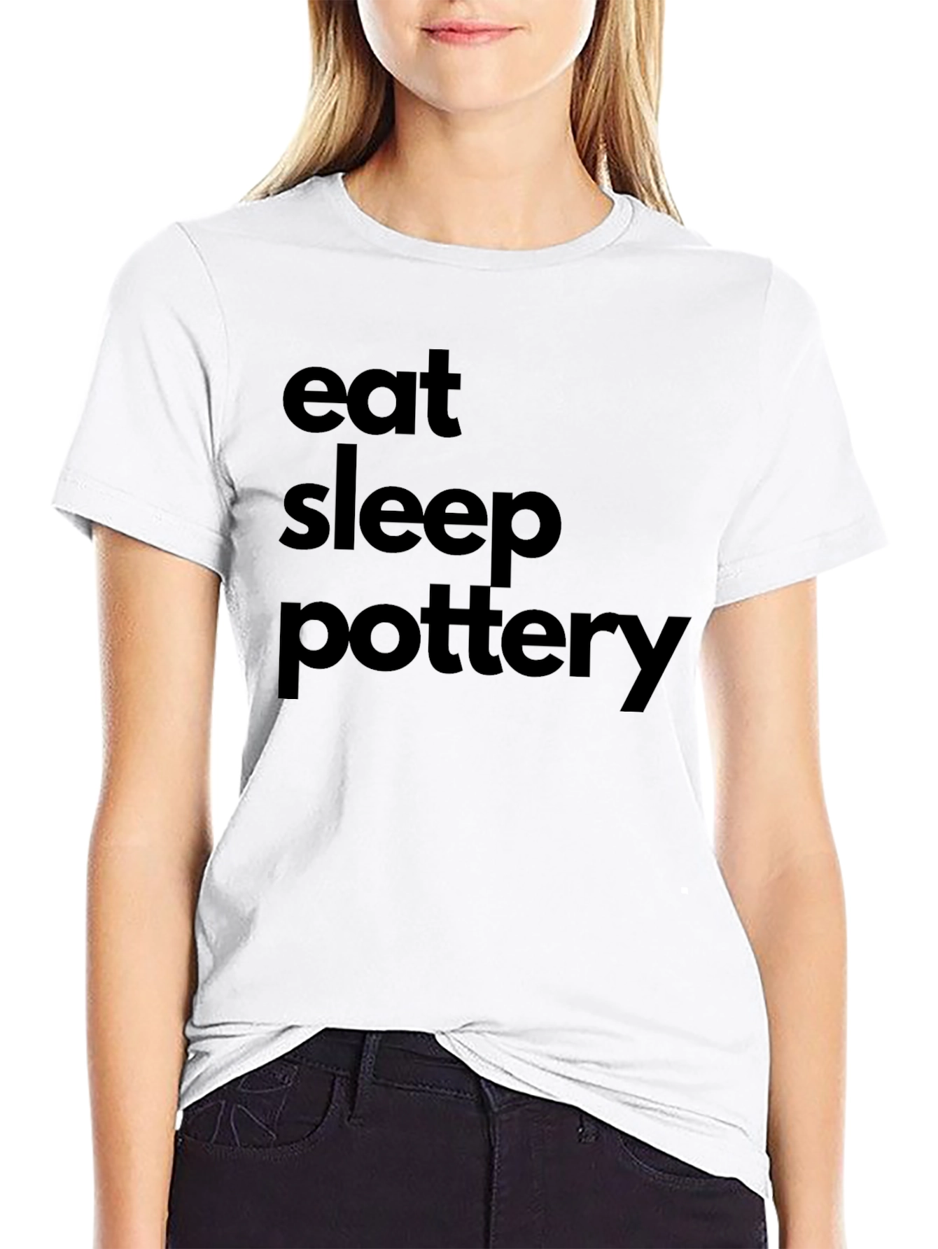 Eat Sleep Pottery Graphic T-Shirt