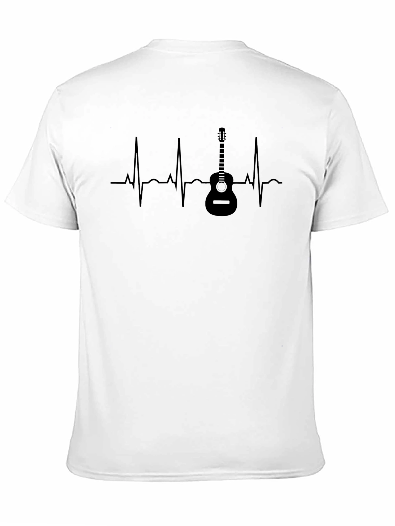 Guitar Heartbeat T-Shirt - Music Lover Tee