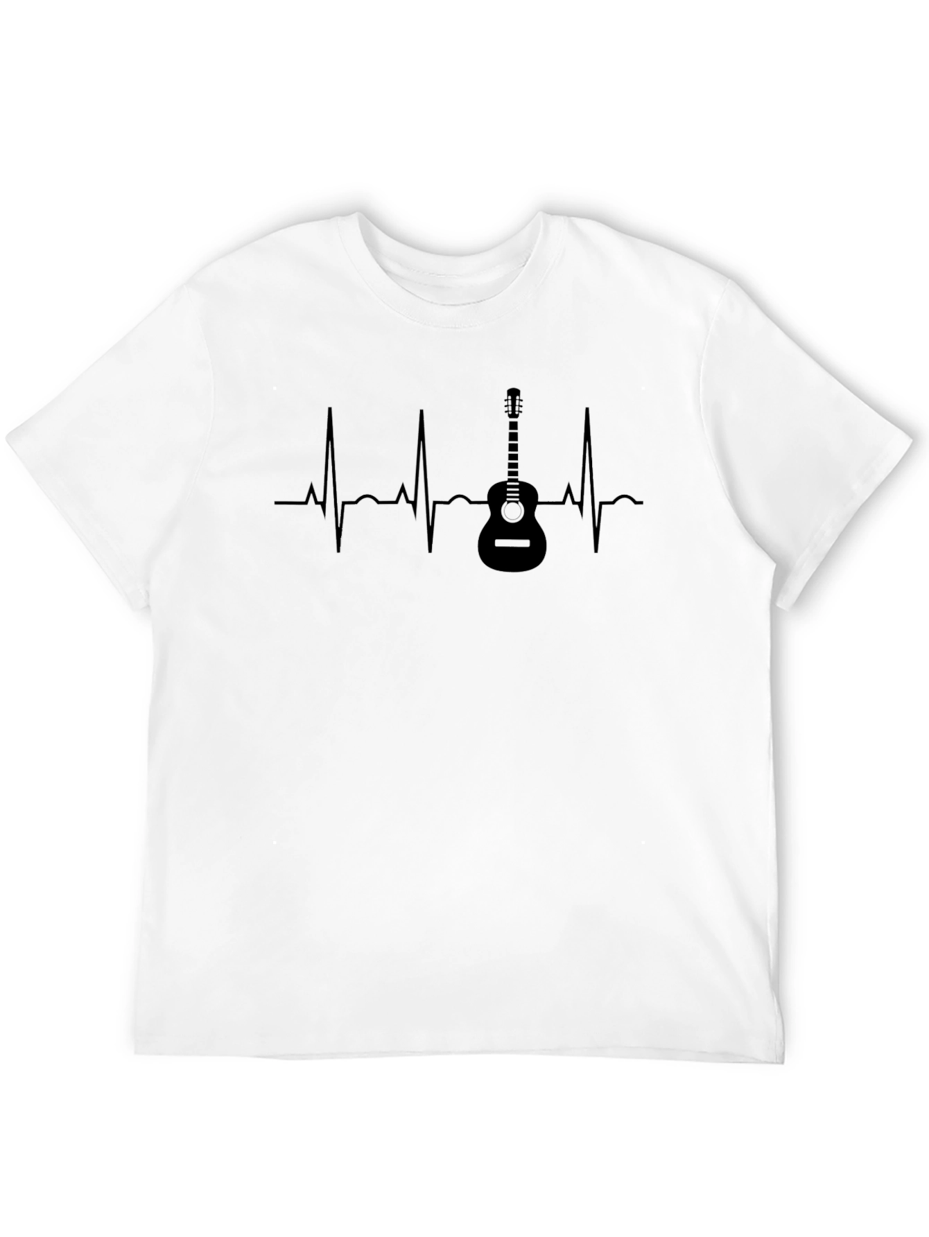 Guitar Heartbeat T-Shirt - Music Lover Tee
