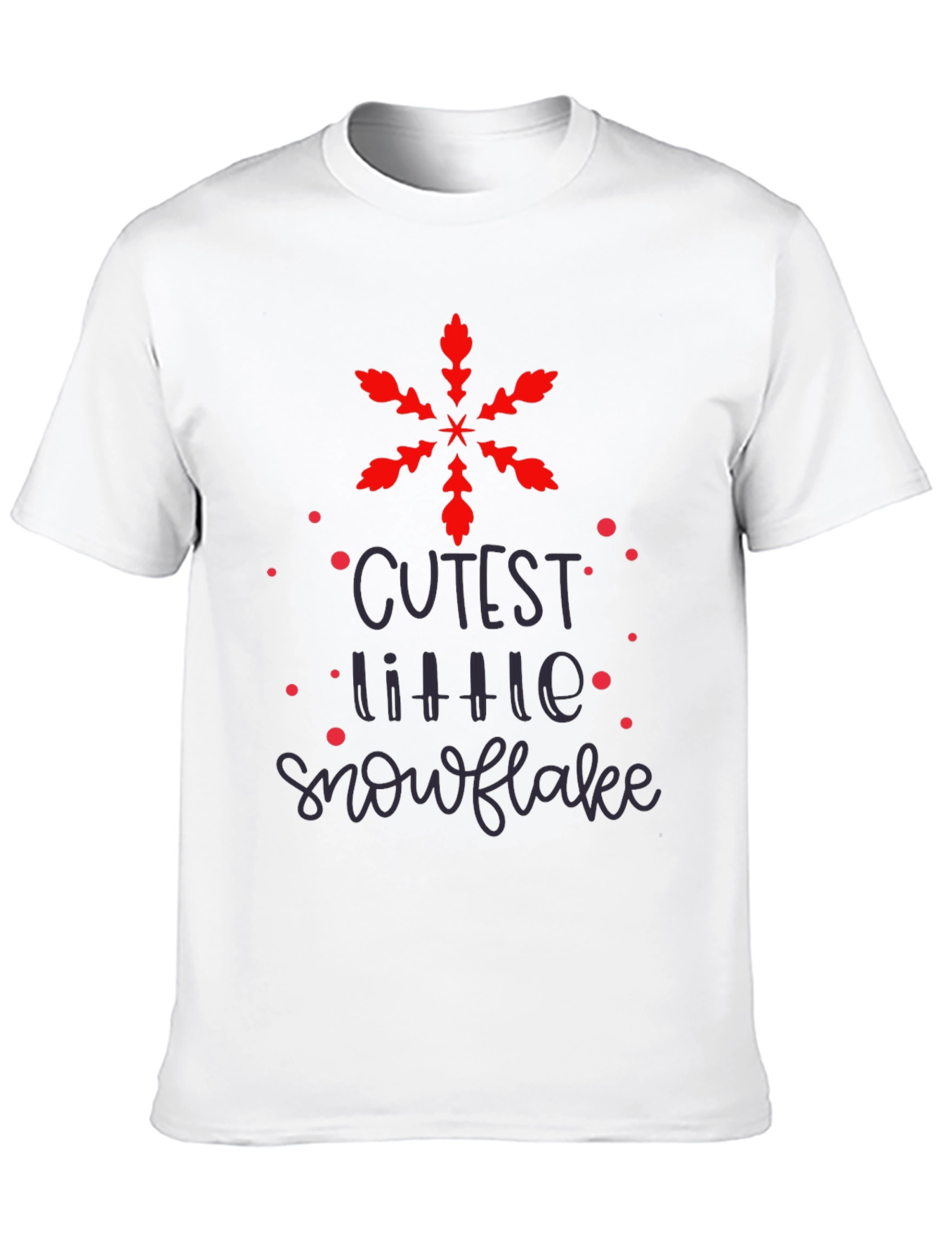 Cutest Little Snowflake Graphic Tee