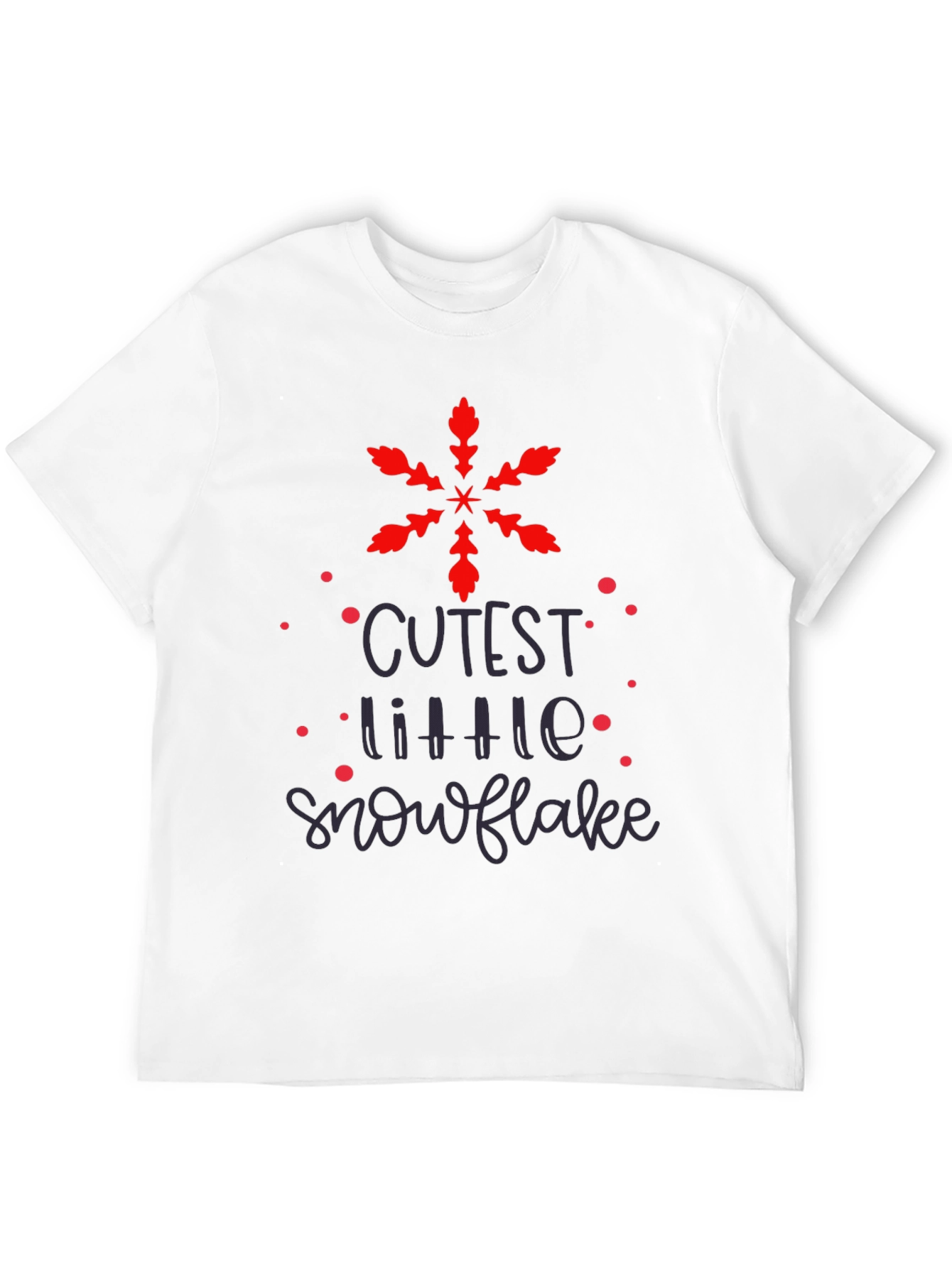 Cutest Little Snowflake Graphic Tee
