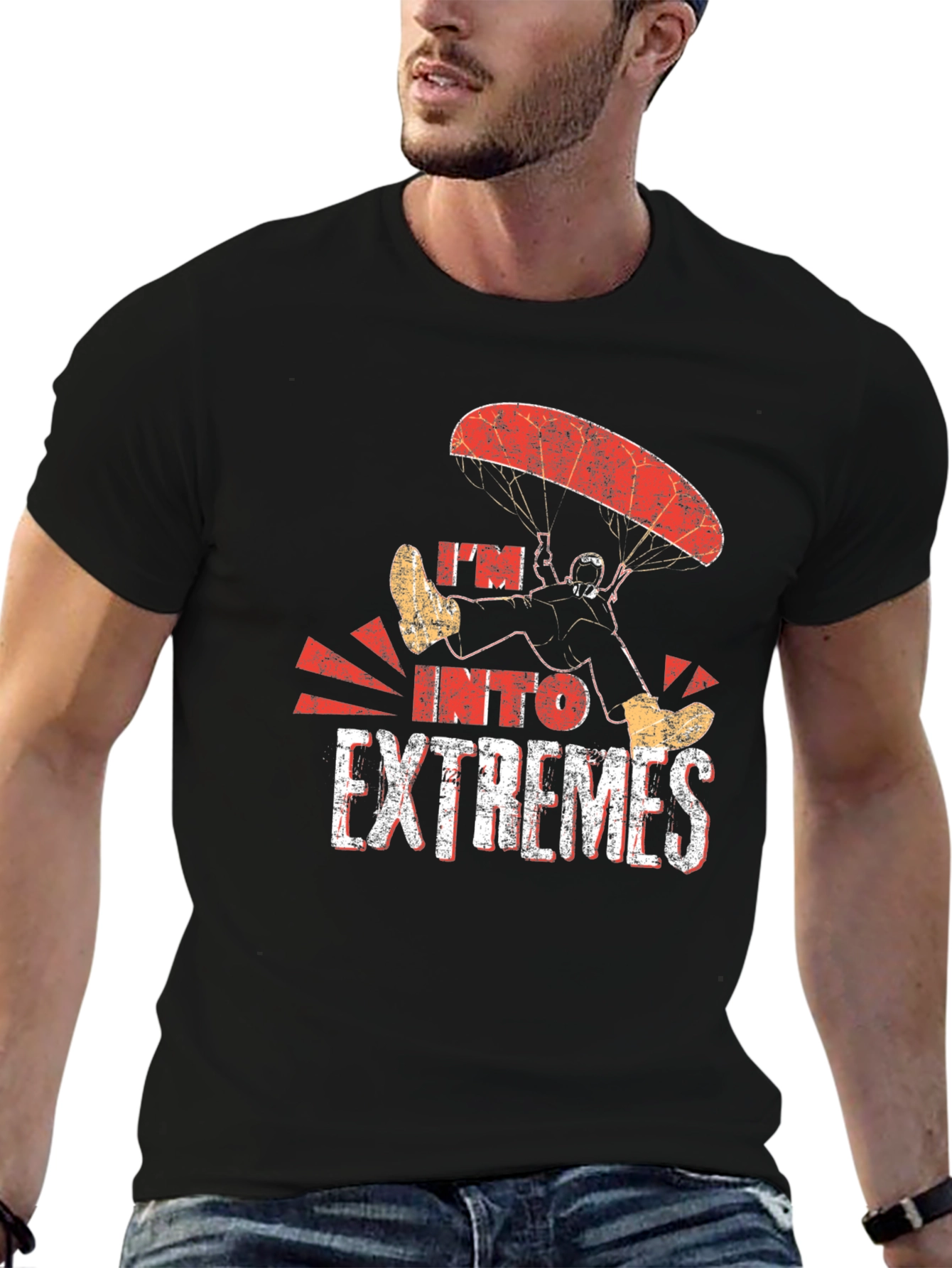 Im Into Extremes Paragliding Graphic T-Shirt