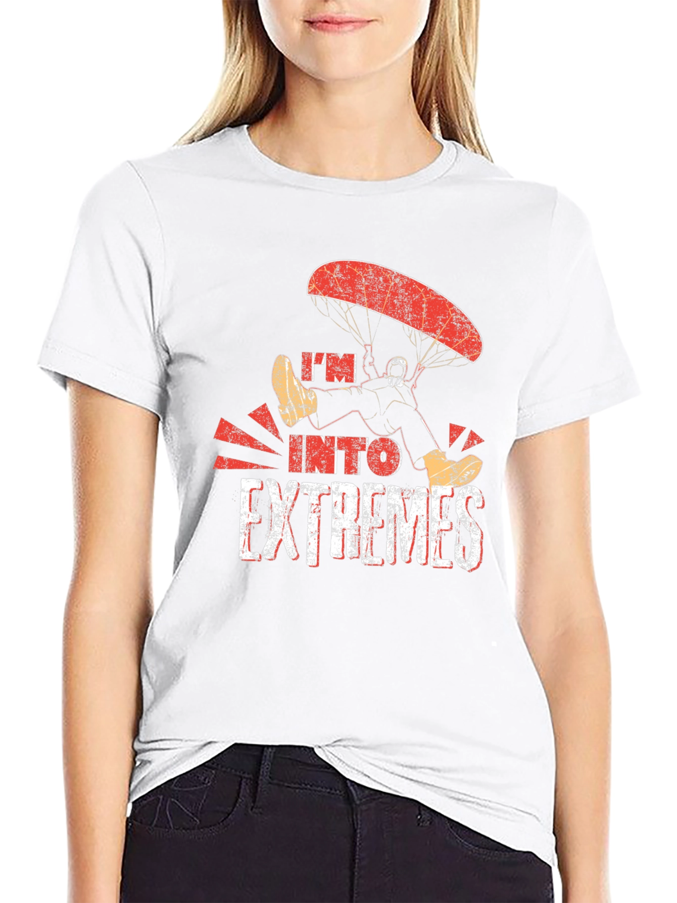 Im Into Extremes Paragliding Graphic T-Shirt