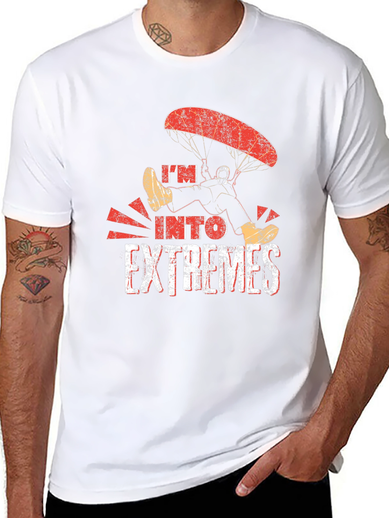 Im Into Extremes Paragliding Graphic T-Shirt