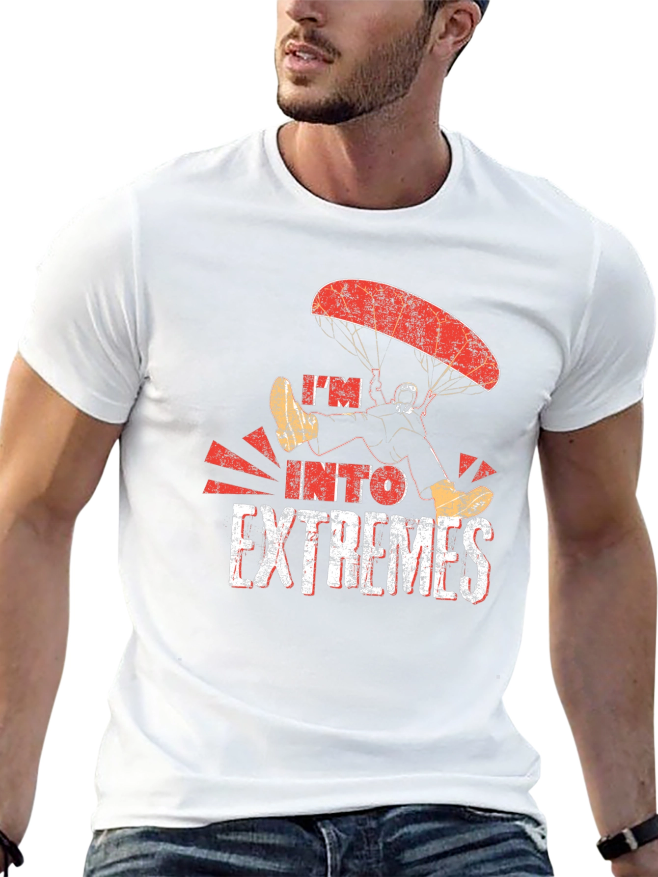 Im Into Extremes Paragliding Graphic T-Shirt