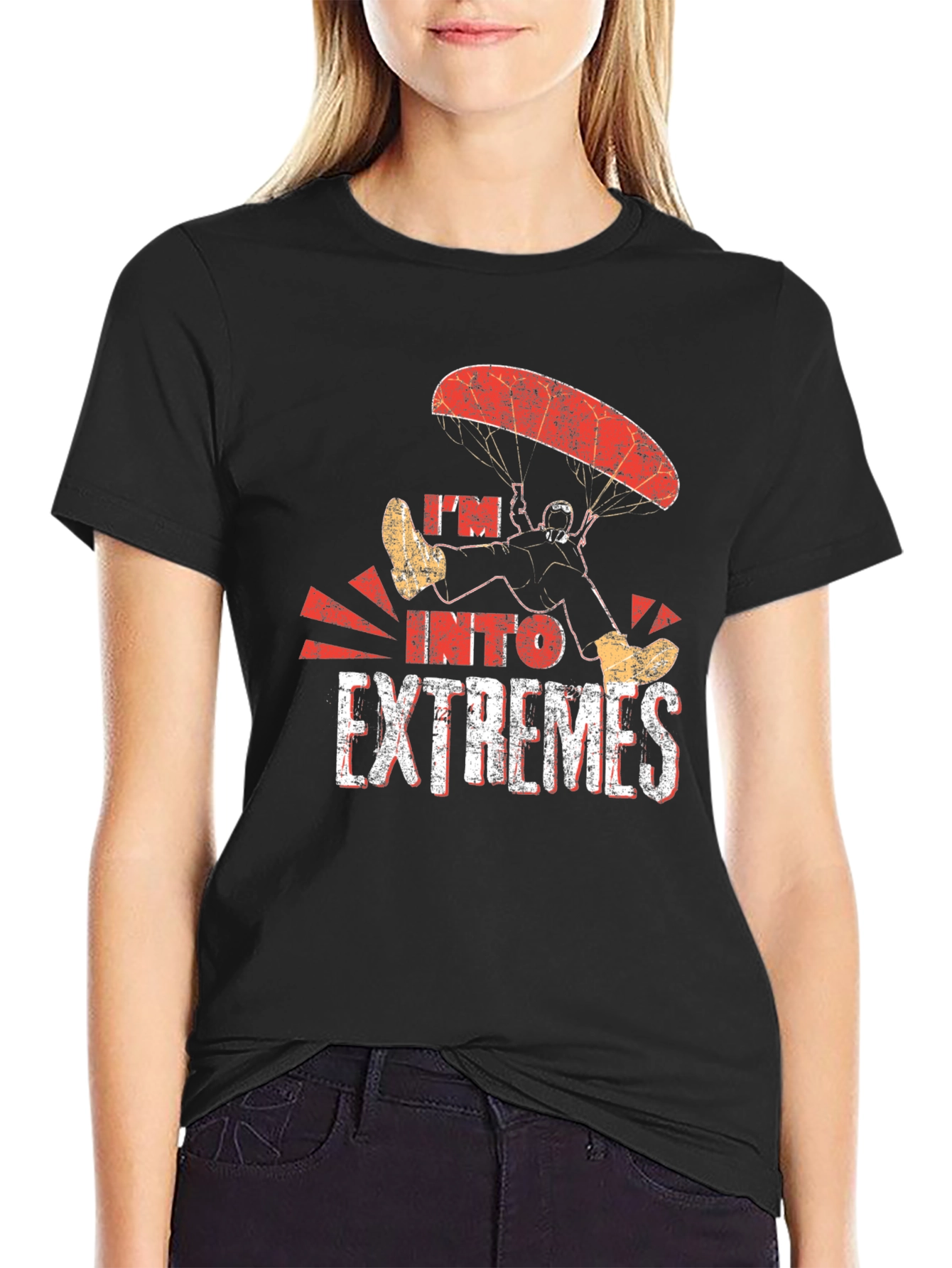 Im Into Extremes Paragliding Graphic T-Shirt