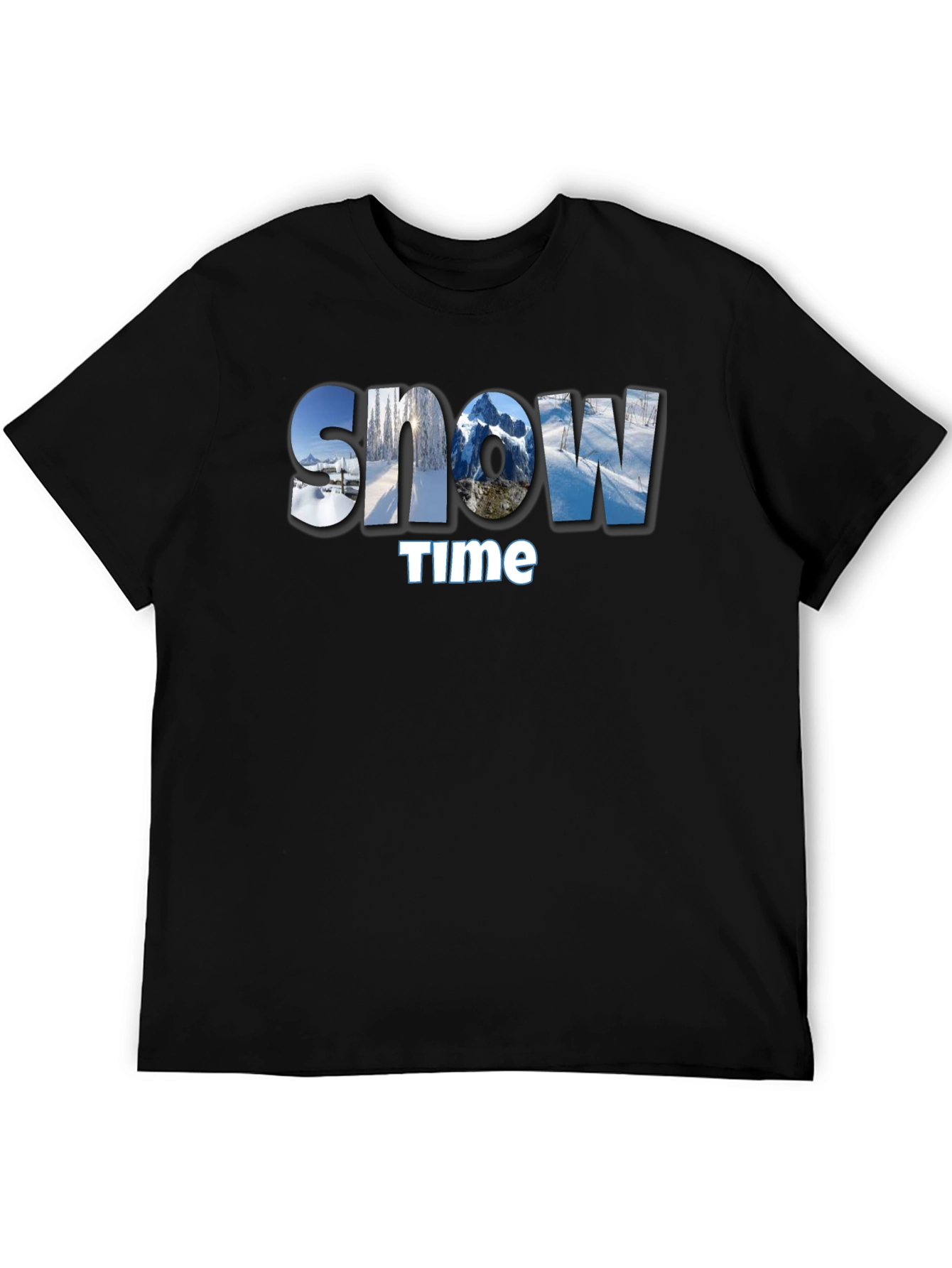 Snow Time Graphic Tee - Winter Adventure Style