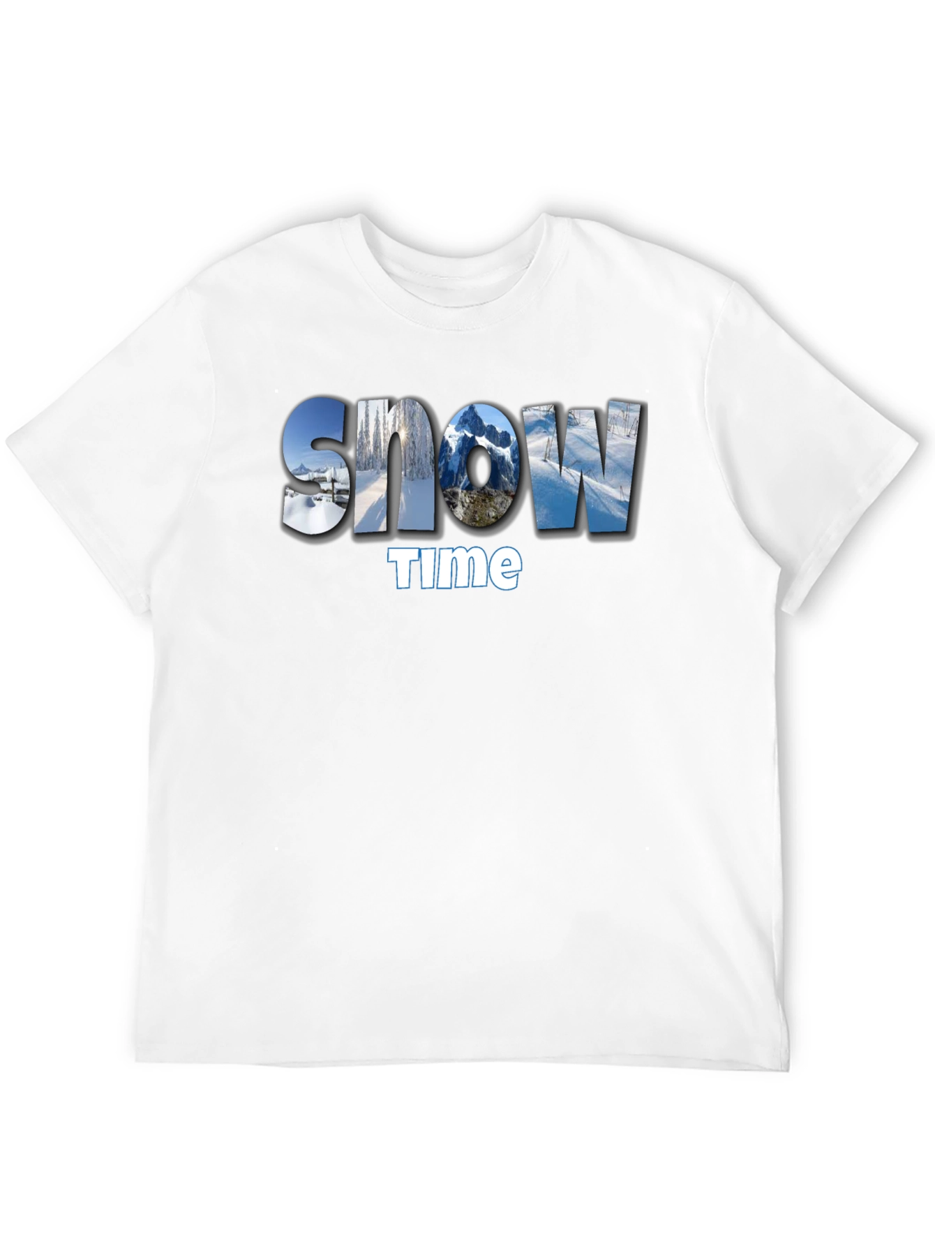 Snow Time Graphic Tee - Winter Adventure Style