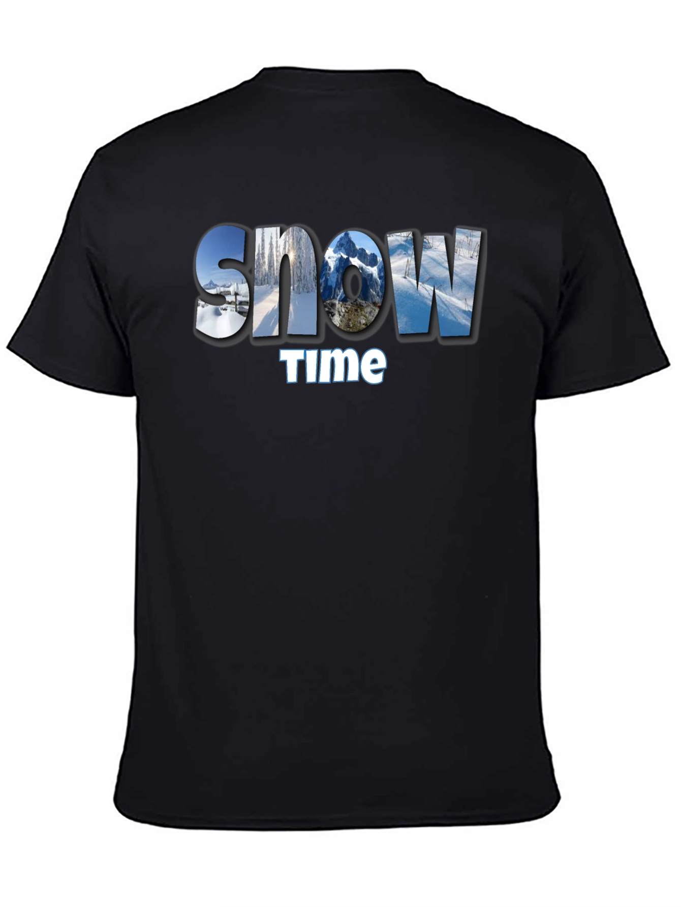 Snow Time Graphic Tee - Winter Adventure Style