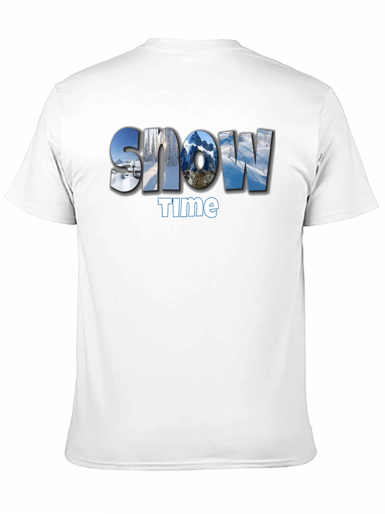 Snow Time Graphic Tee - Winter Adventure Style