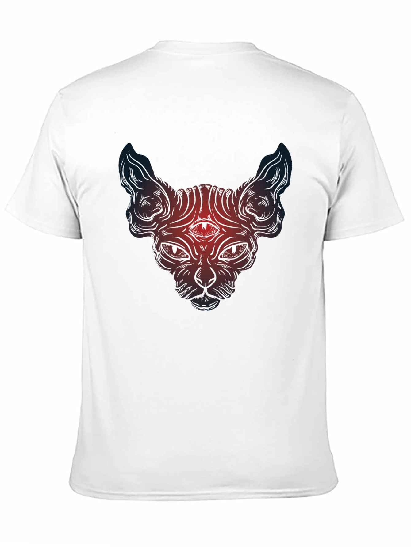 Mystic Cat Graphic Tee - Third Eye Sphynx