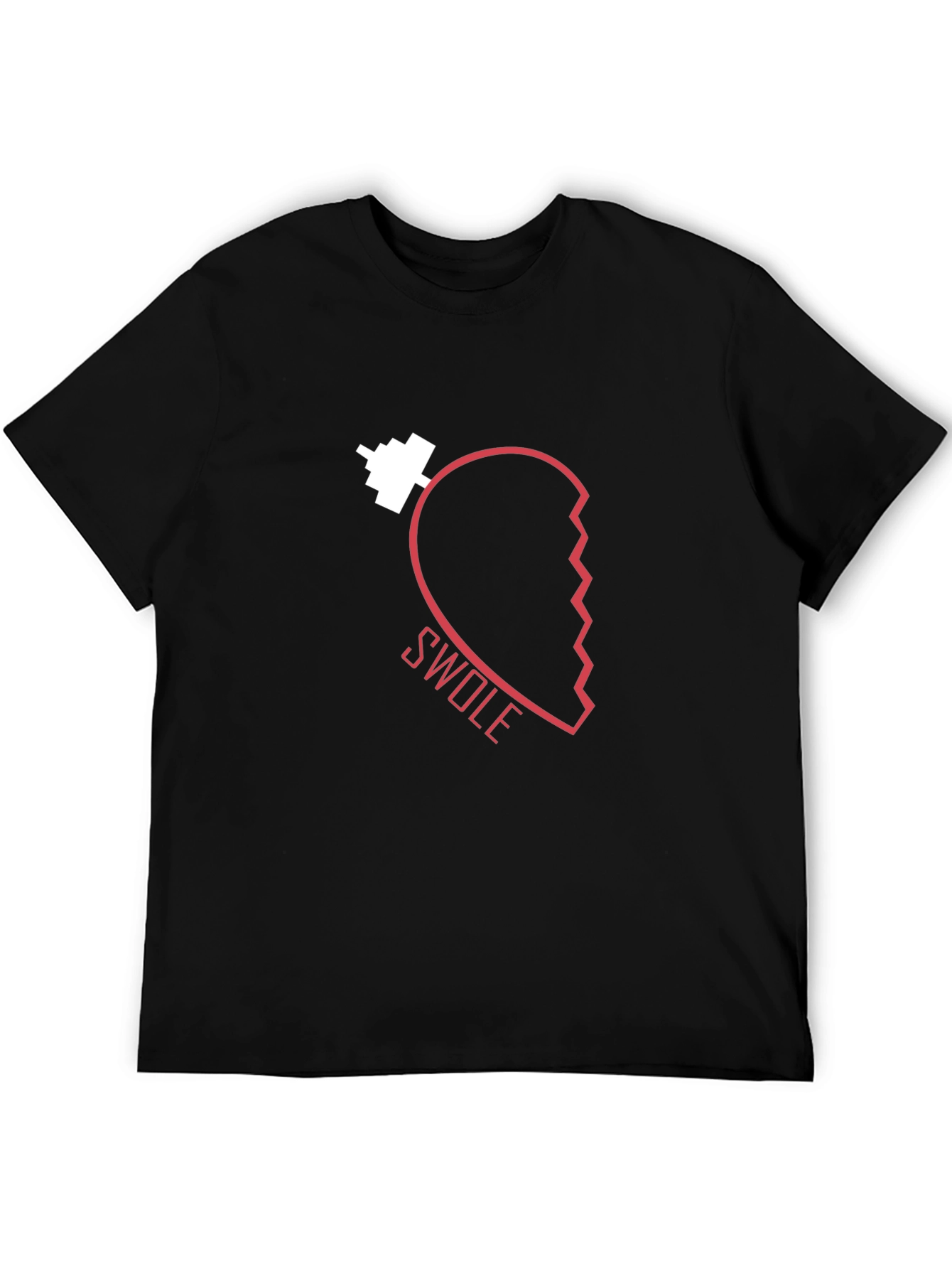 Swole Heart Workout Gym T-Shirt