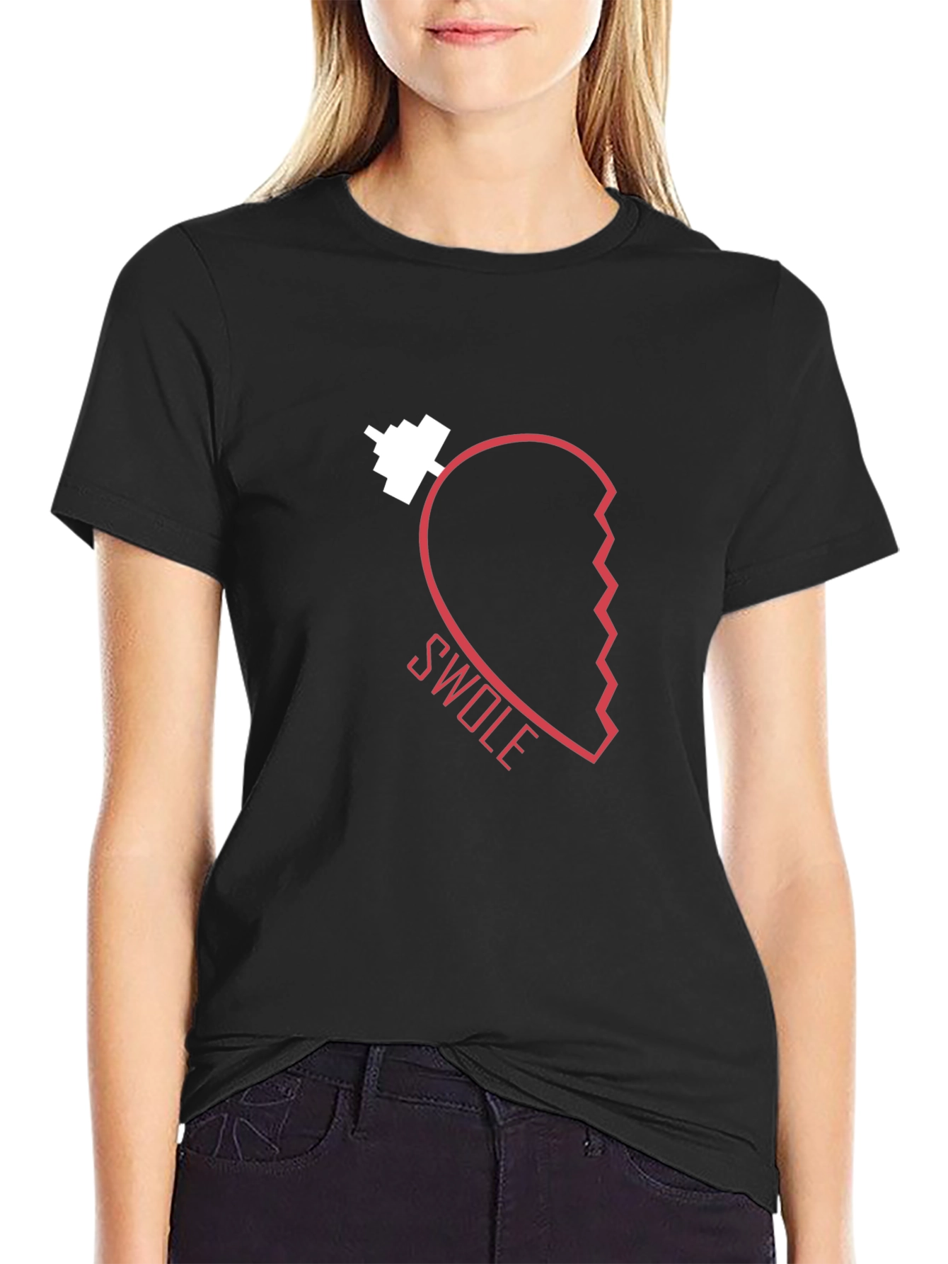 Swole Heart Workout Gym T-Shirt