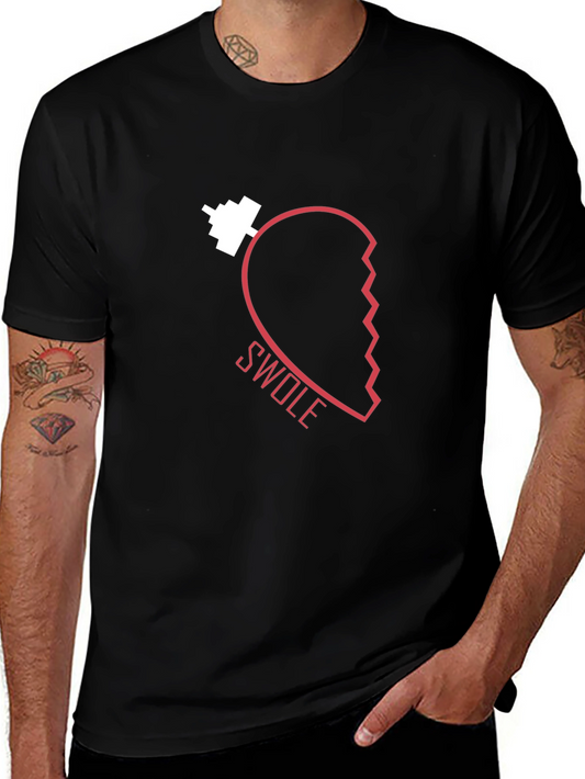 Swole Heart Workout Gym T-Shirt