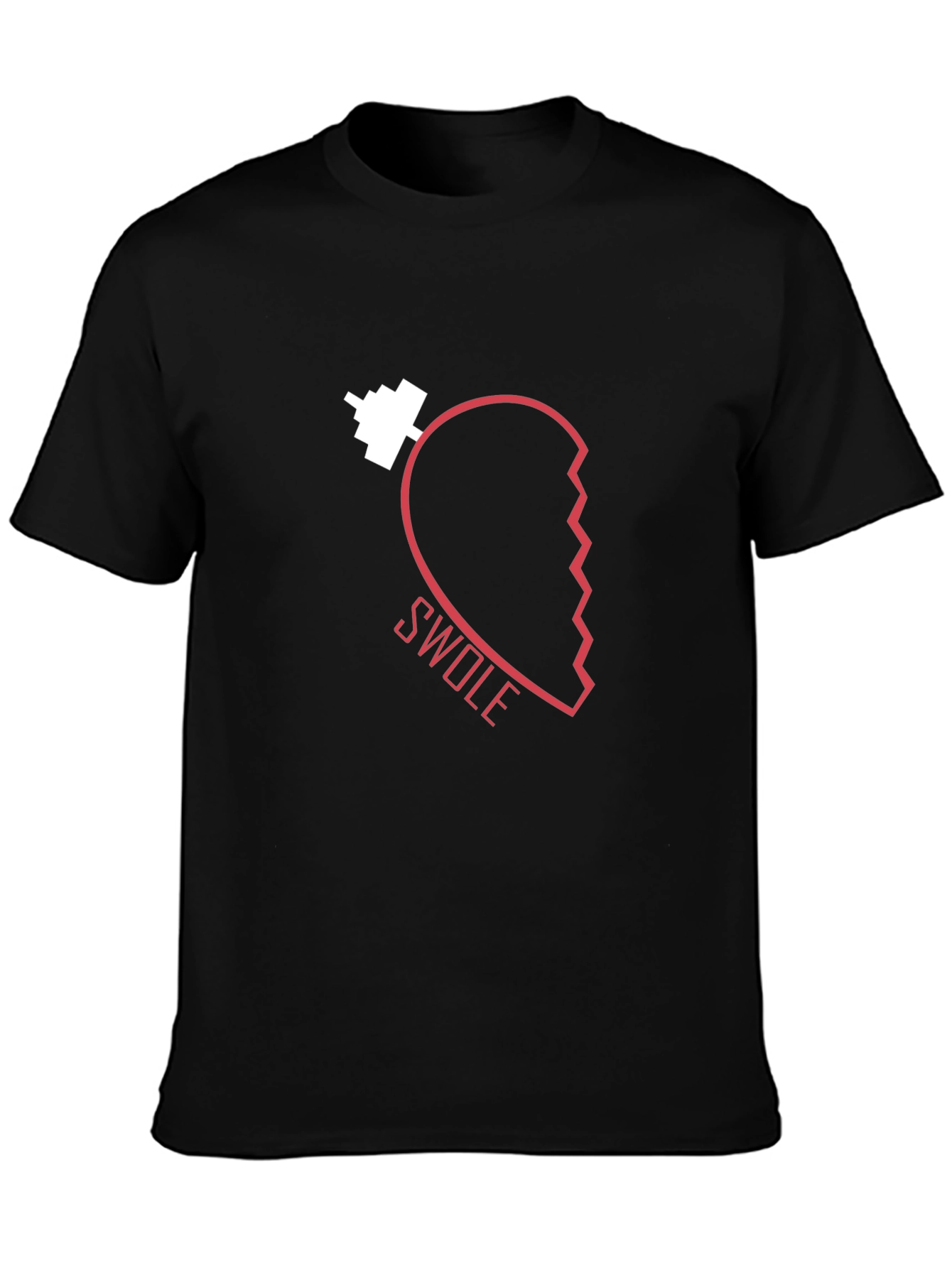 Swole Heart Workout Gym T-Shirt