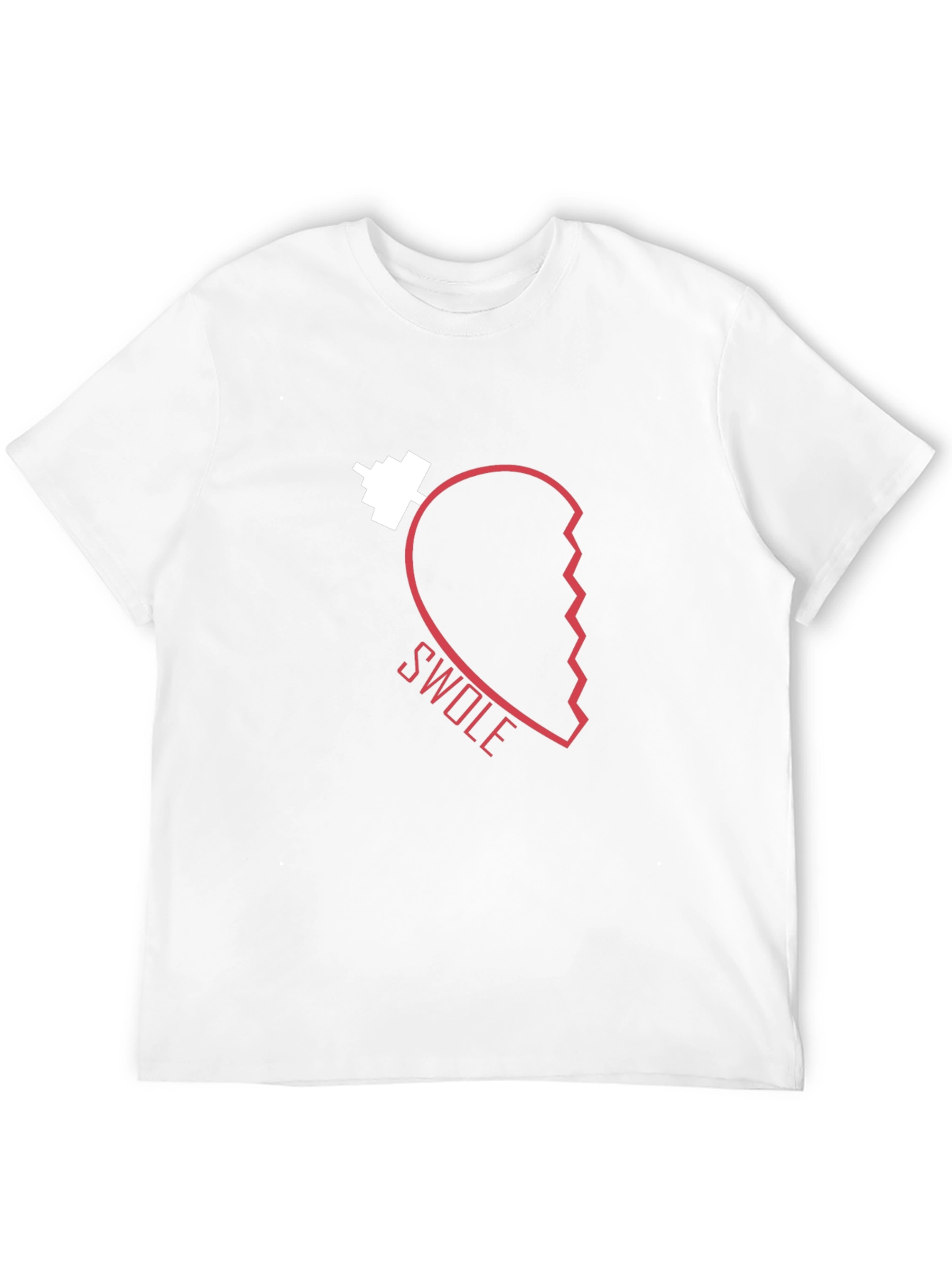 Swole Heart Workout Gym T-Shirt