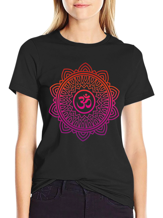 Om Mandala Graphic Tee - Yoga Spiritual T-Shirt