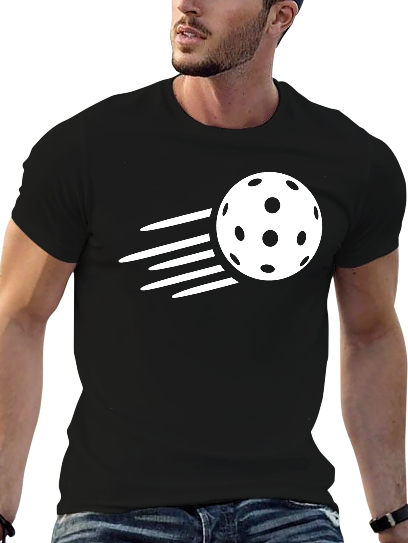 Pickleball Speed T-Shirt - Black