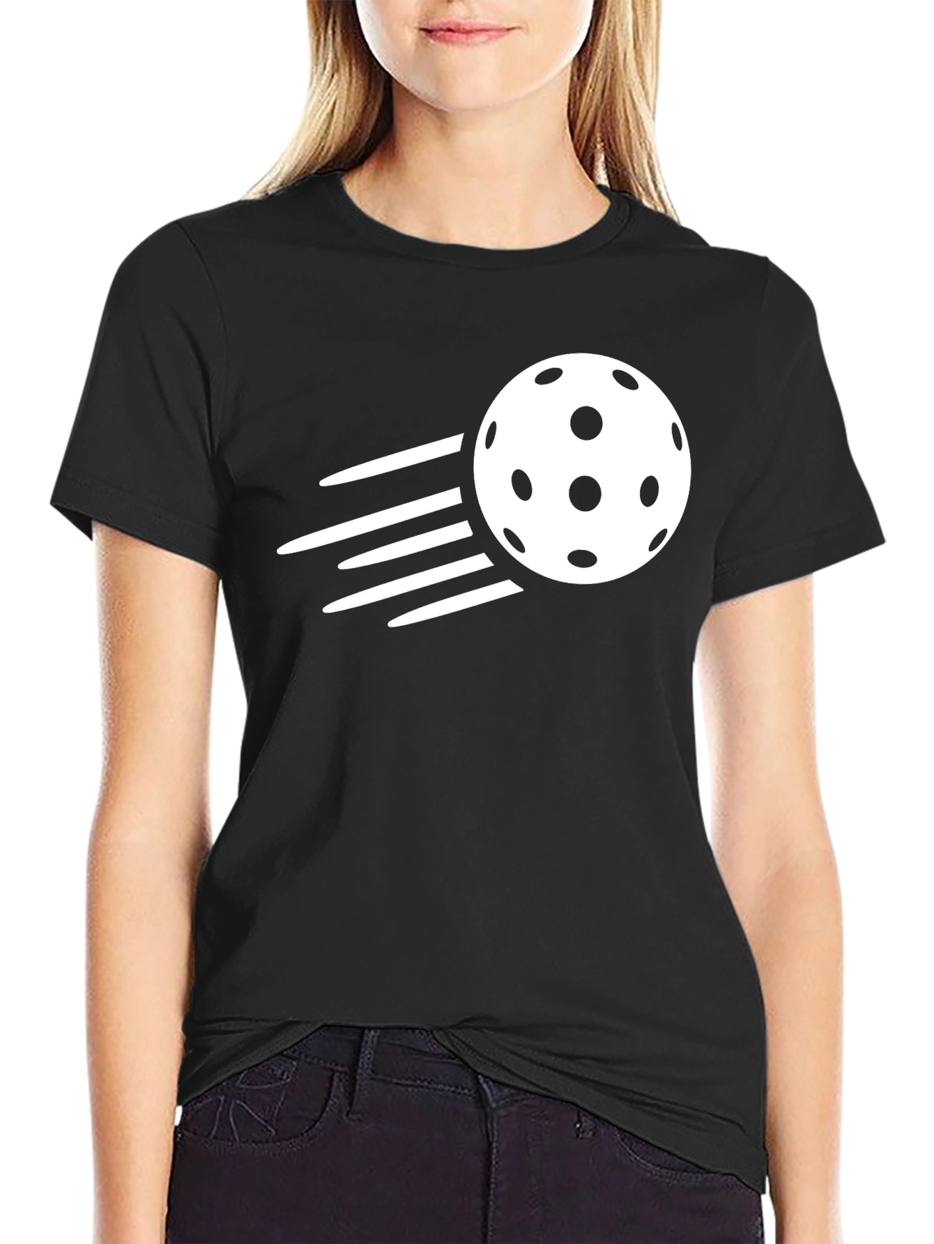 Pickleball Speed T-Shirt - Black