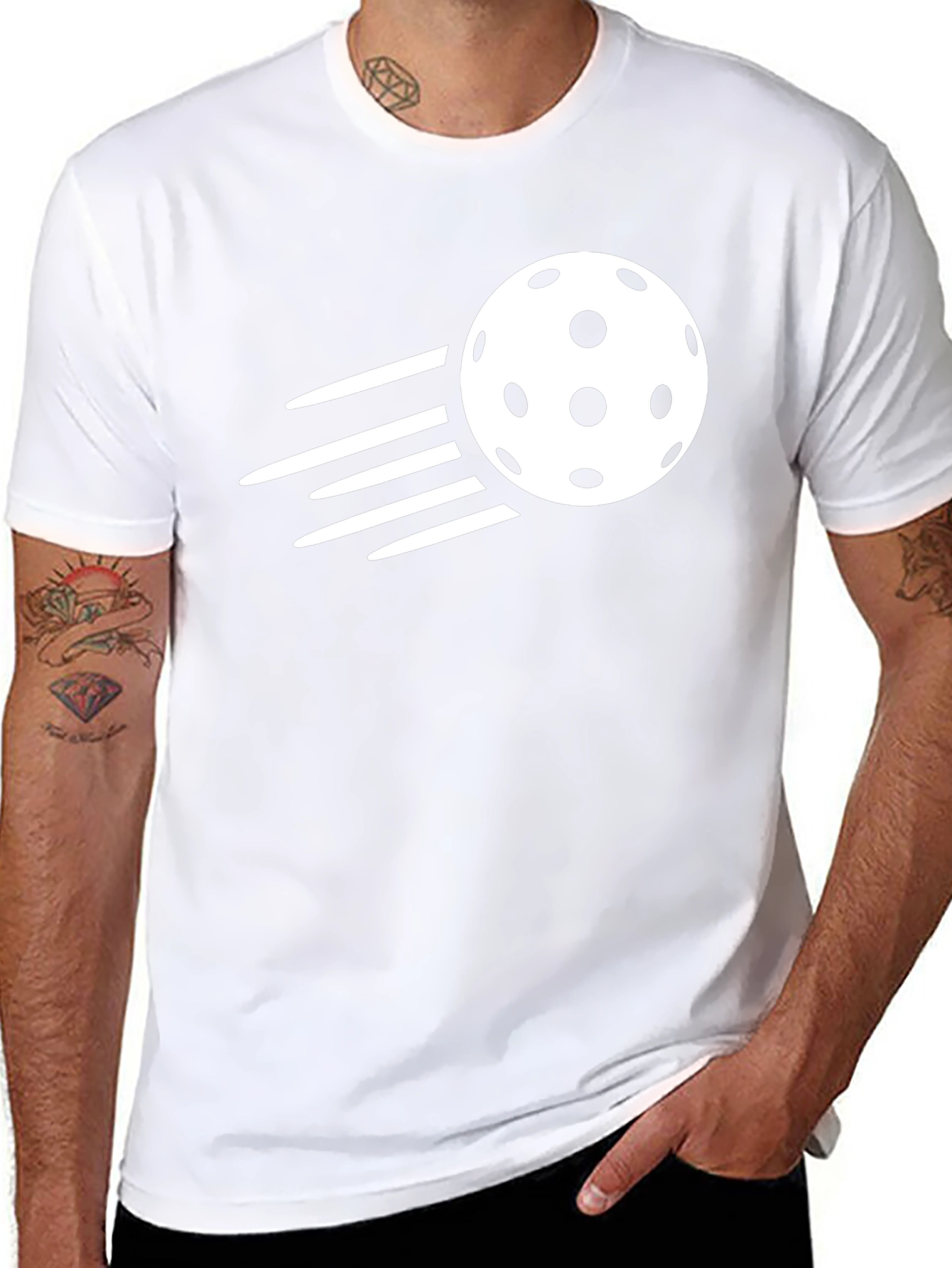 Pickleball Speed T-Shirt - Black