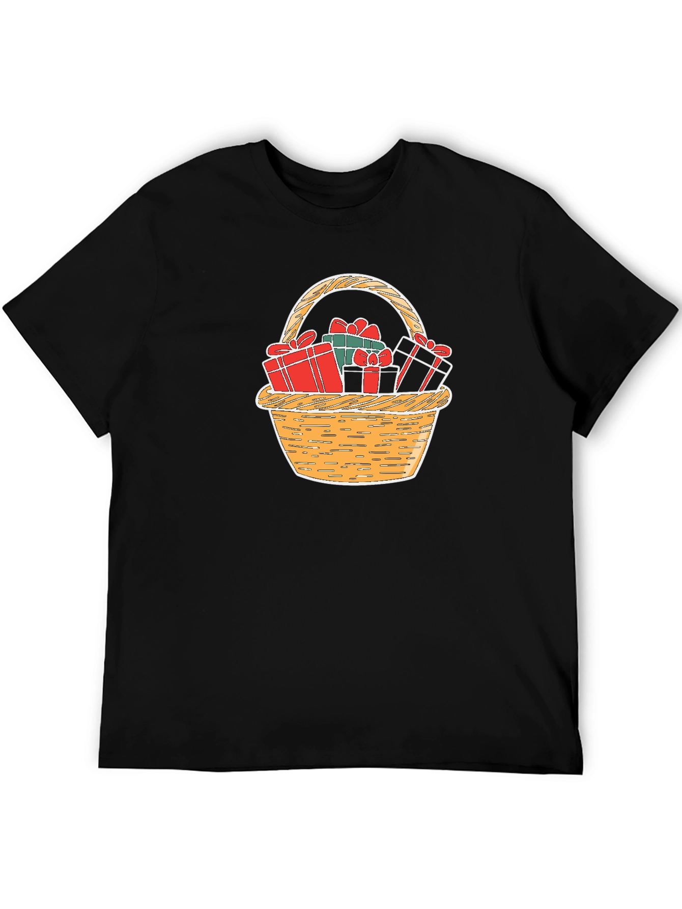 Festive Gift Basket T-Shirt - Holiday Cheer