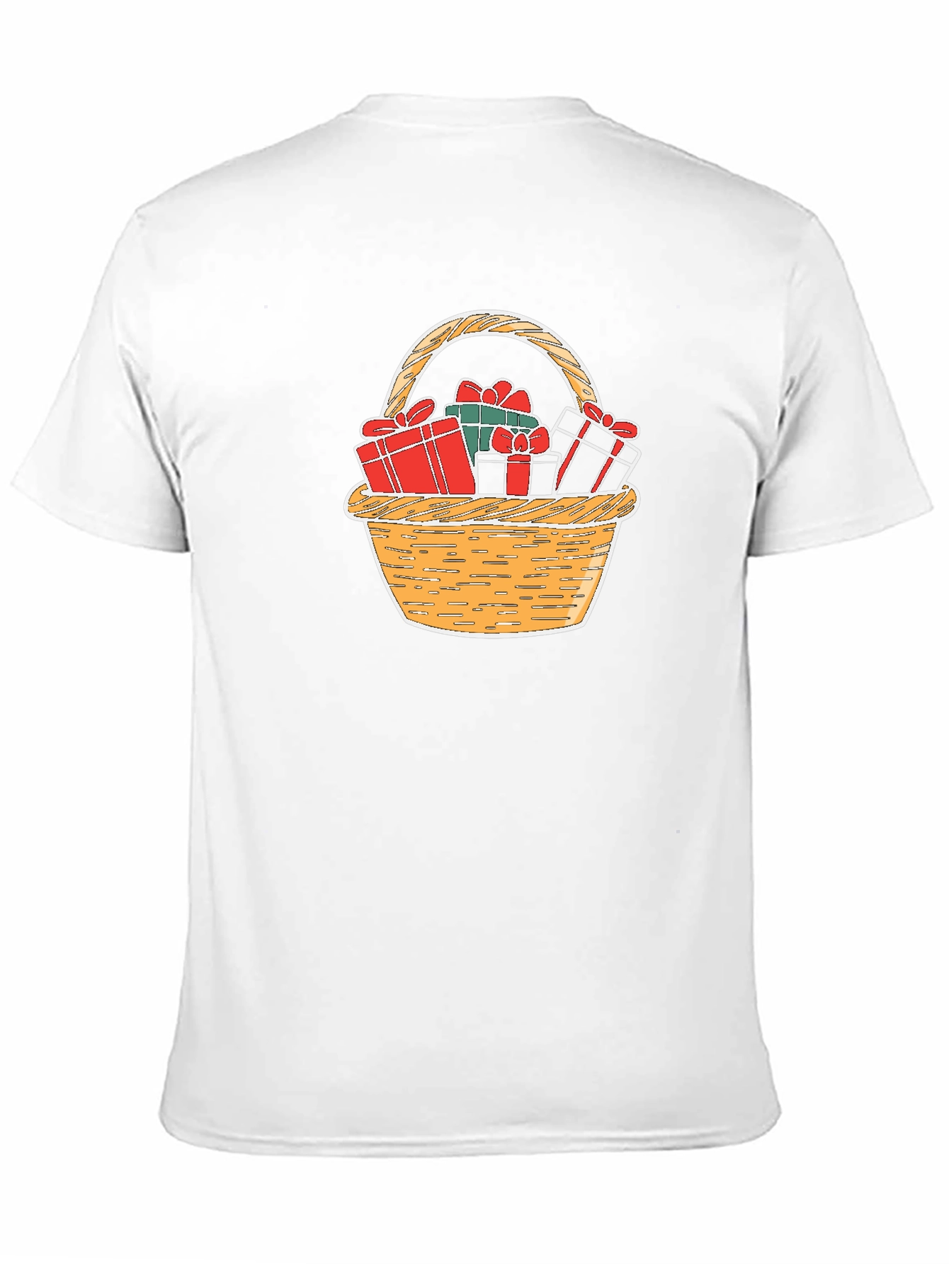 Festive Gift Basket T-Shirt - Holiday Cheer