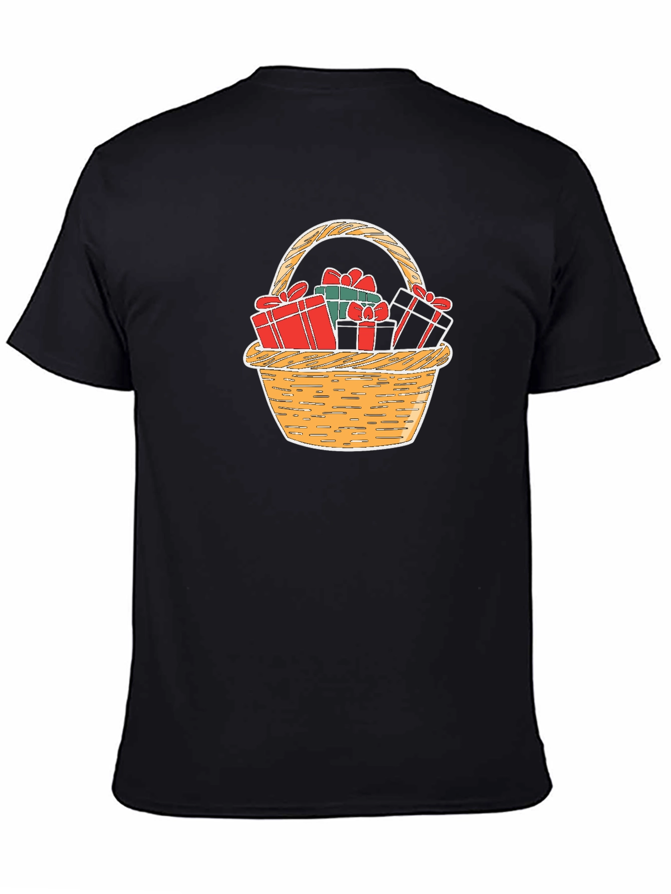 Festive Gift Basket T-Shirt - Holiday Cheer