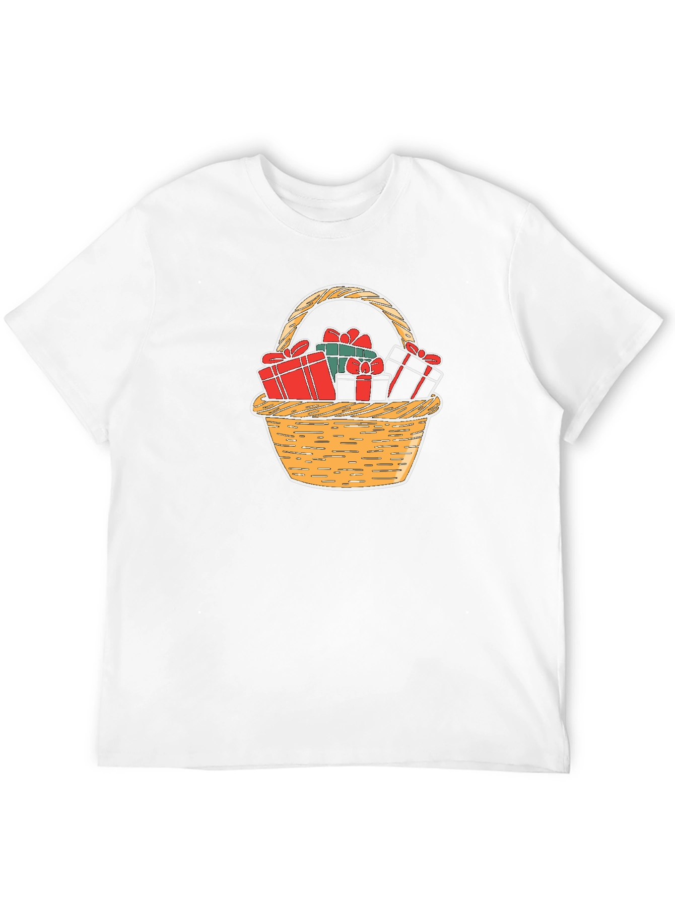 Festive Gift Basket T-Shirt - Holiday Cheer