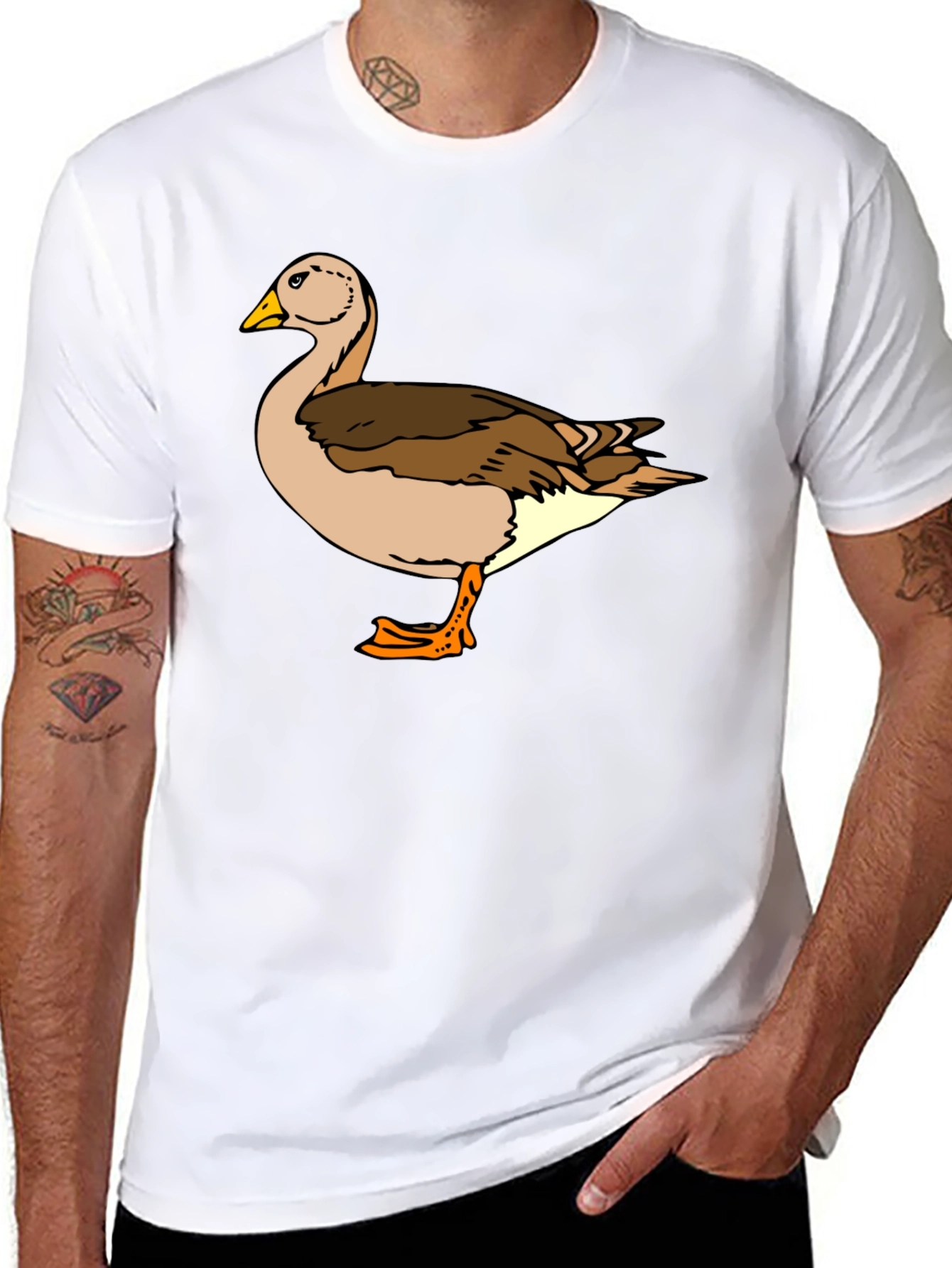 Duck Graphic T-Shirt - Unique Design