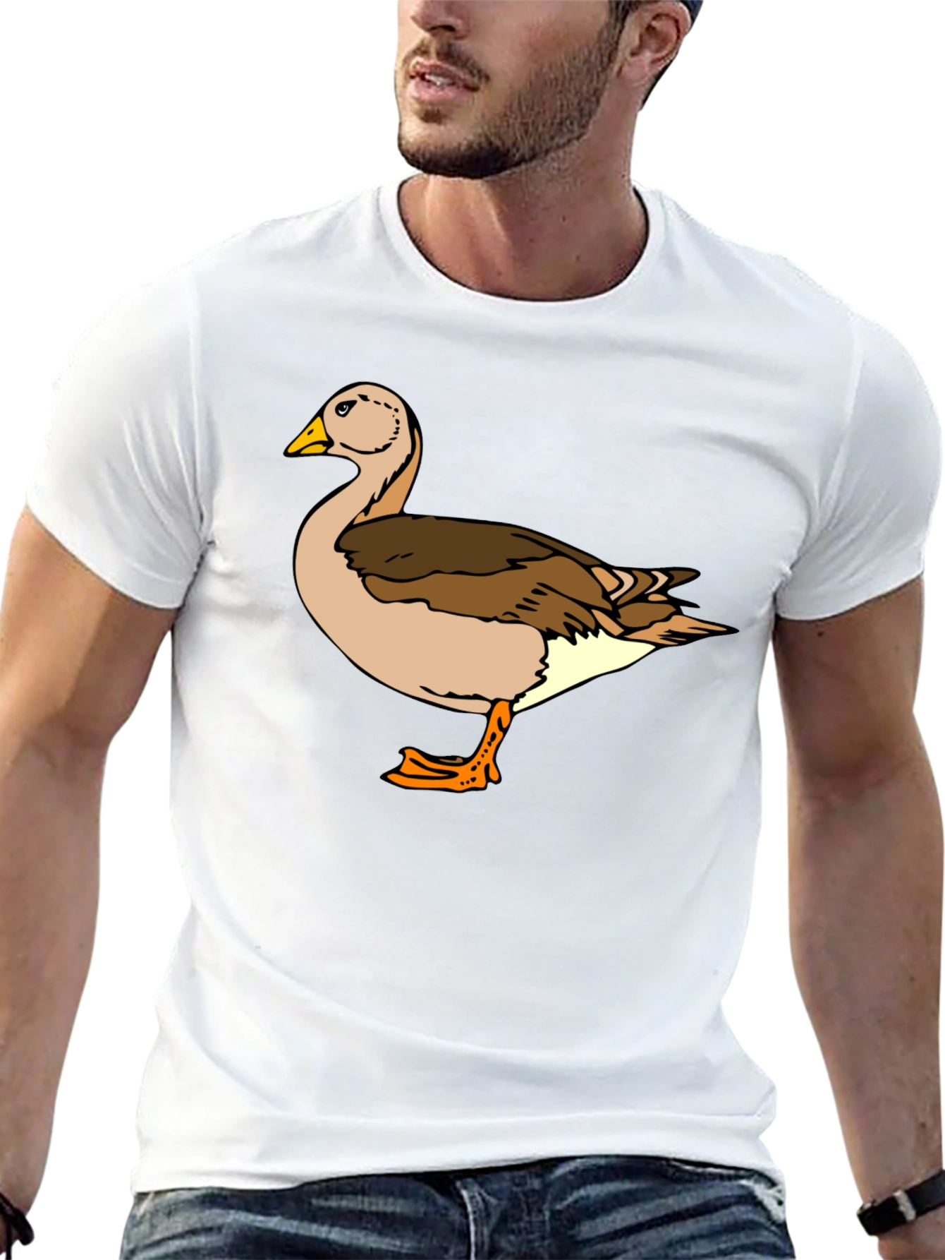 Duck Graphic T-Shirt - Unique Design