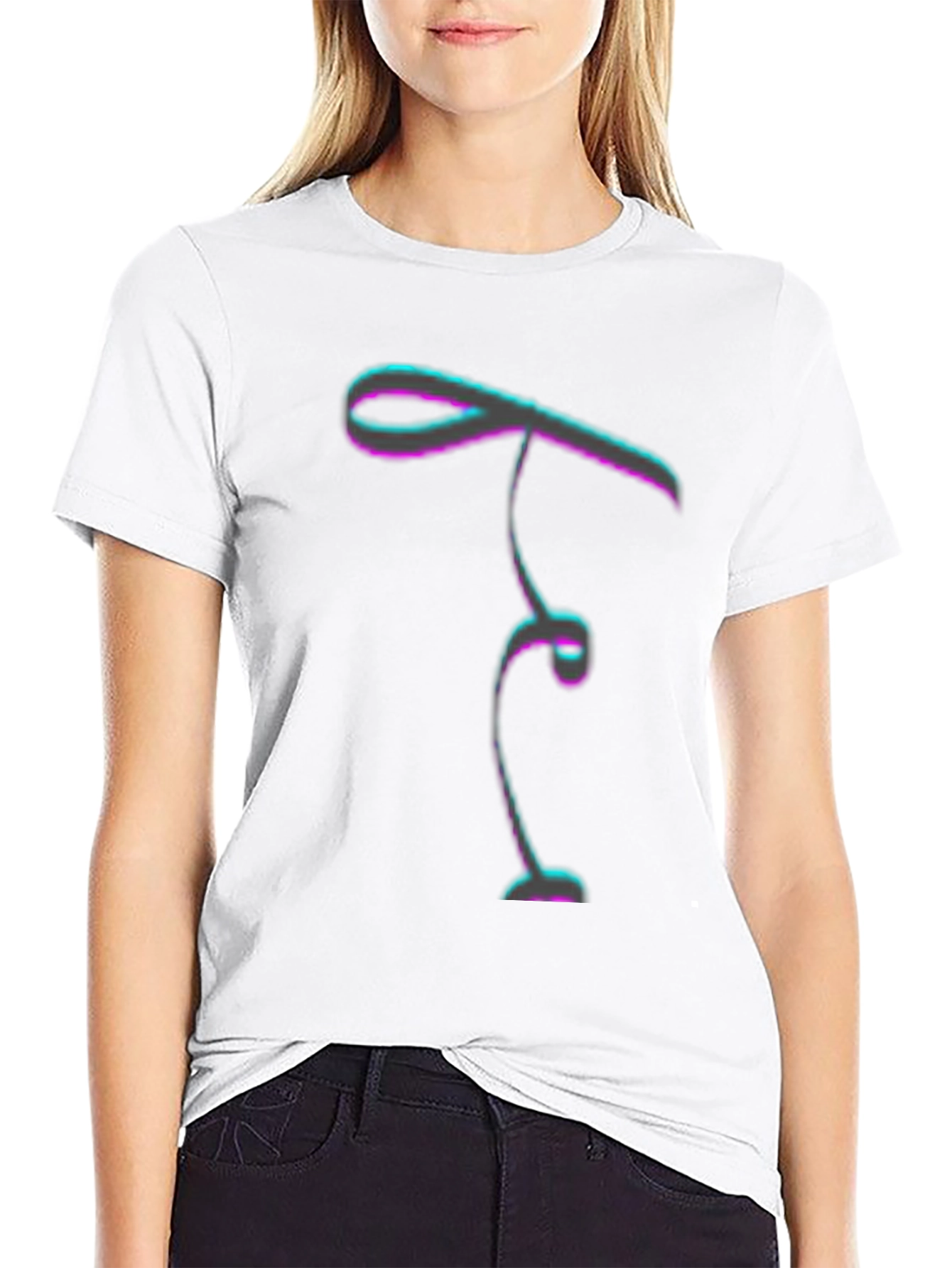Abstract Line Art Tee - Stylish & Unique